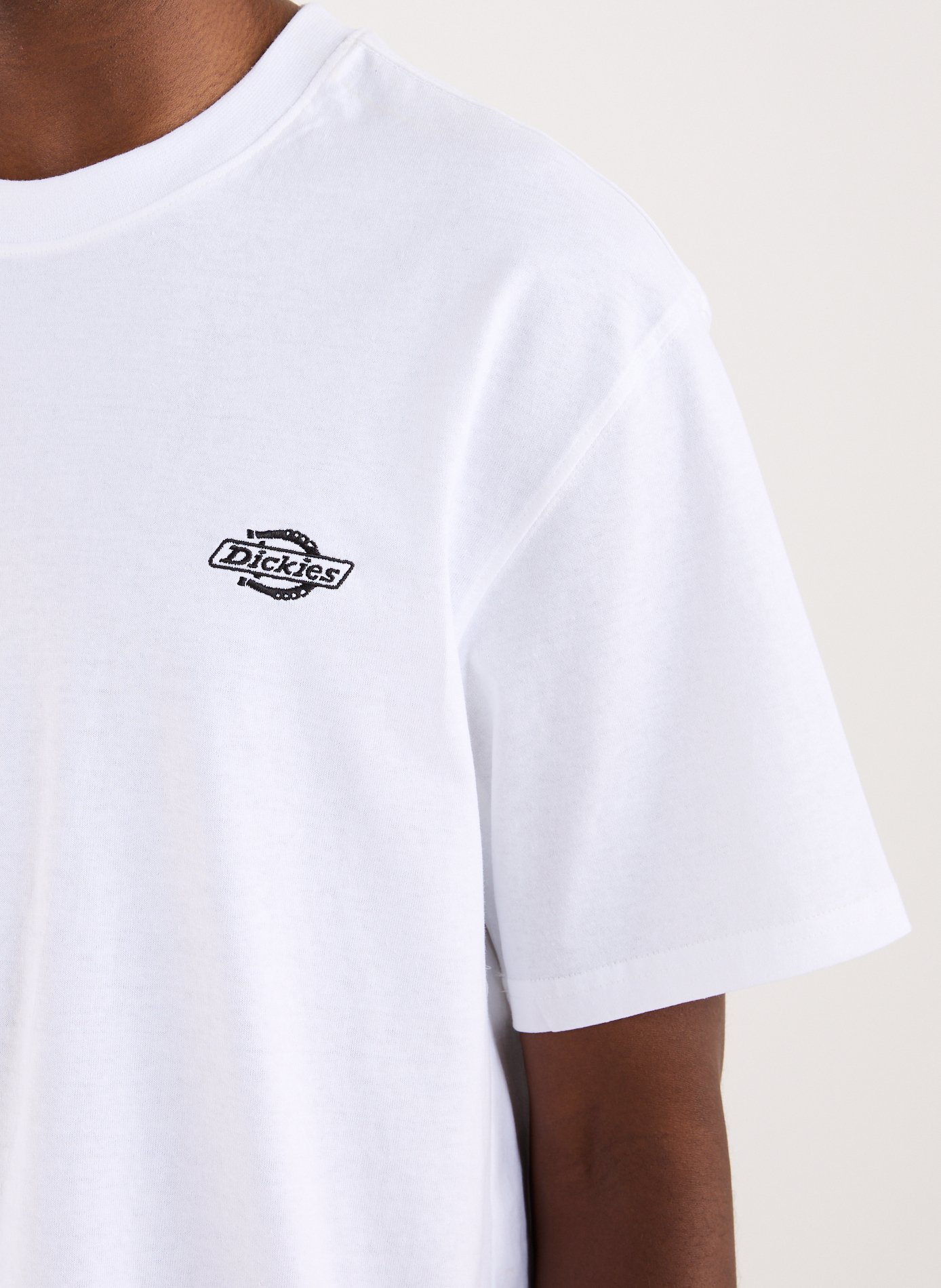 T-shirt droit en coton DICKIES Blanc