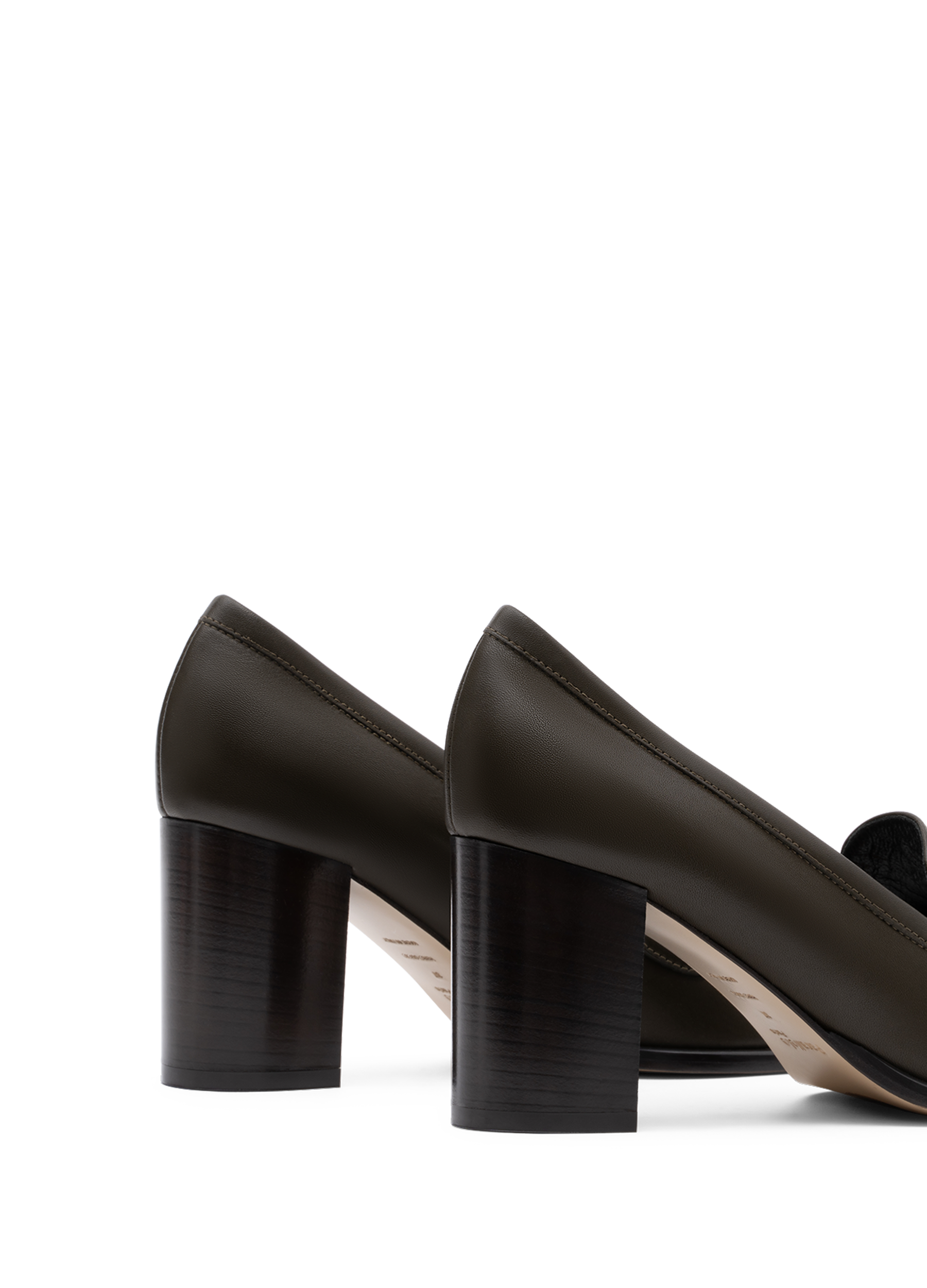 Mocassins vittore en veau lisse PARALLELE Kaki