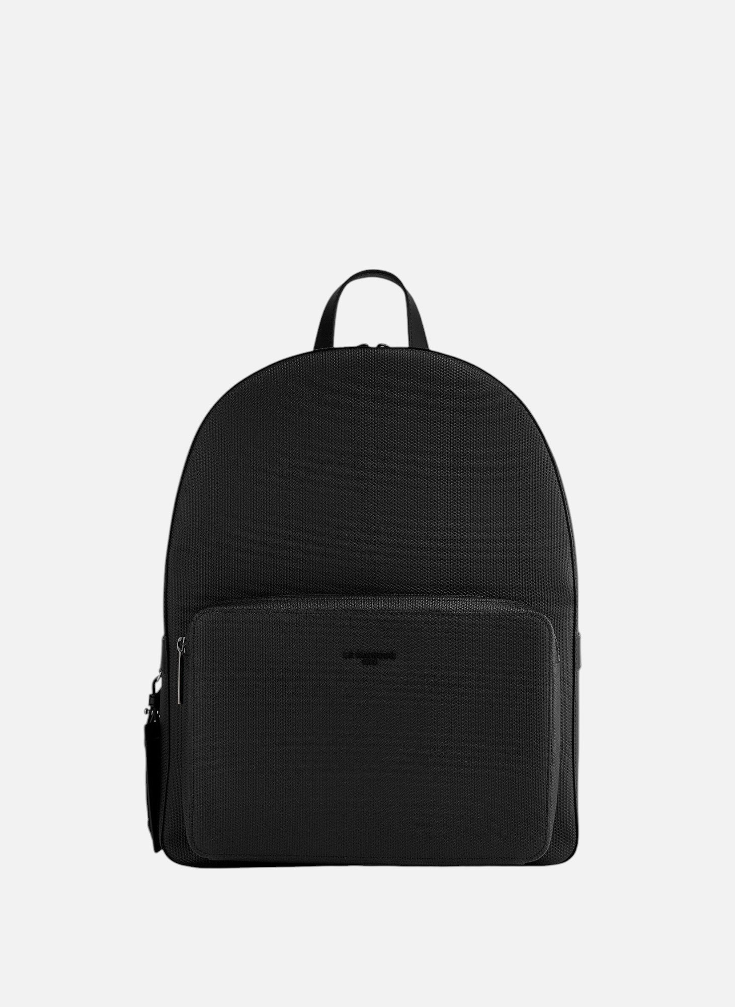 Sac à dos emile en cuir signature t LE TANNEUR Noir