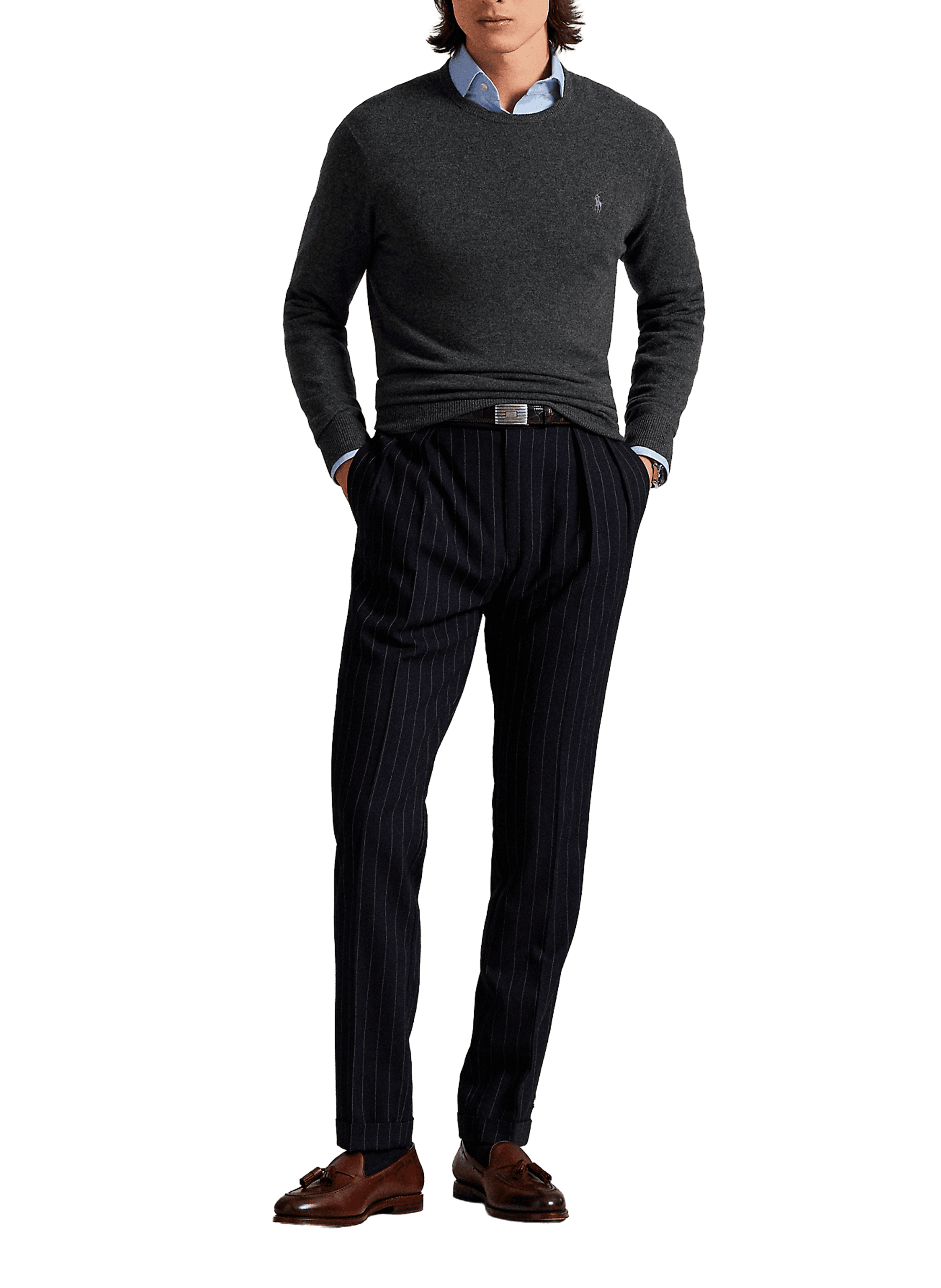  Round-neck wool jumper POLO RALPH LAUREN Grey