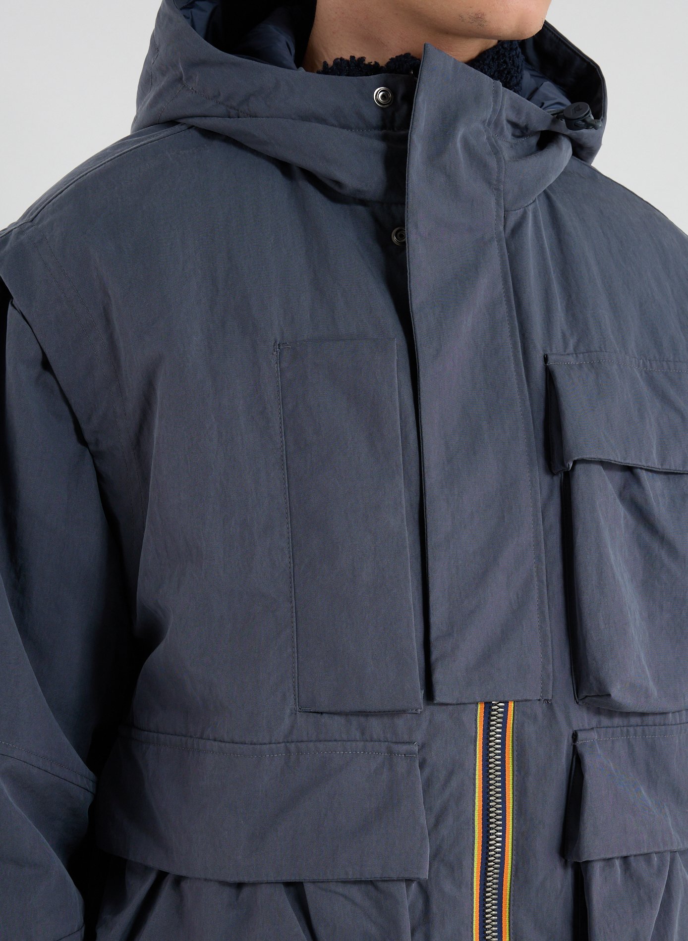 Parka courte Guillermo K-WAY Bleu