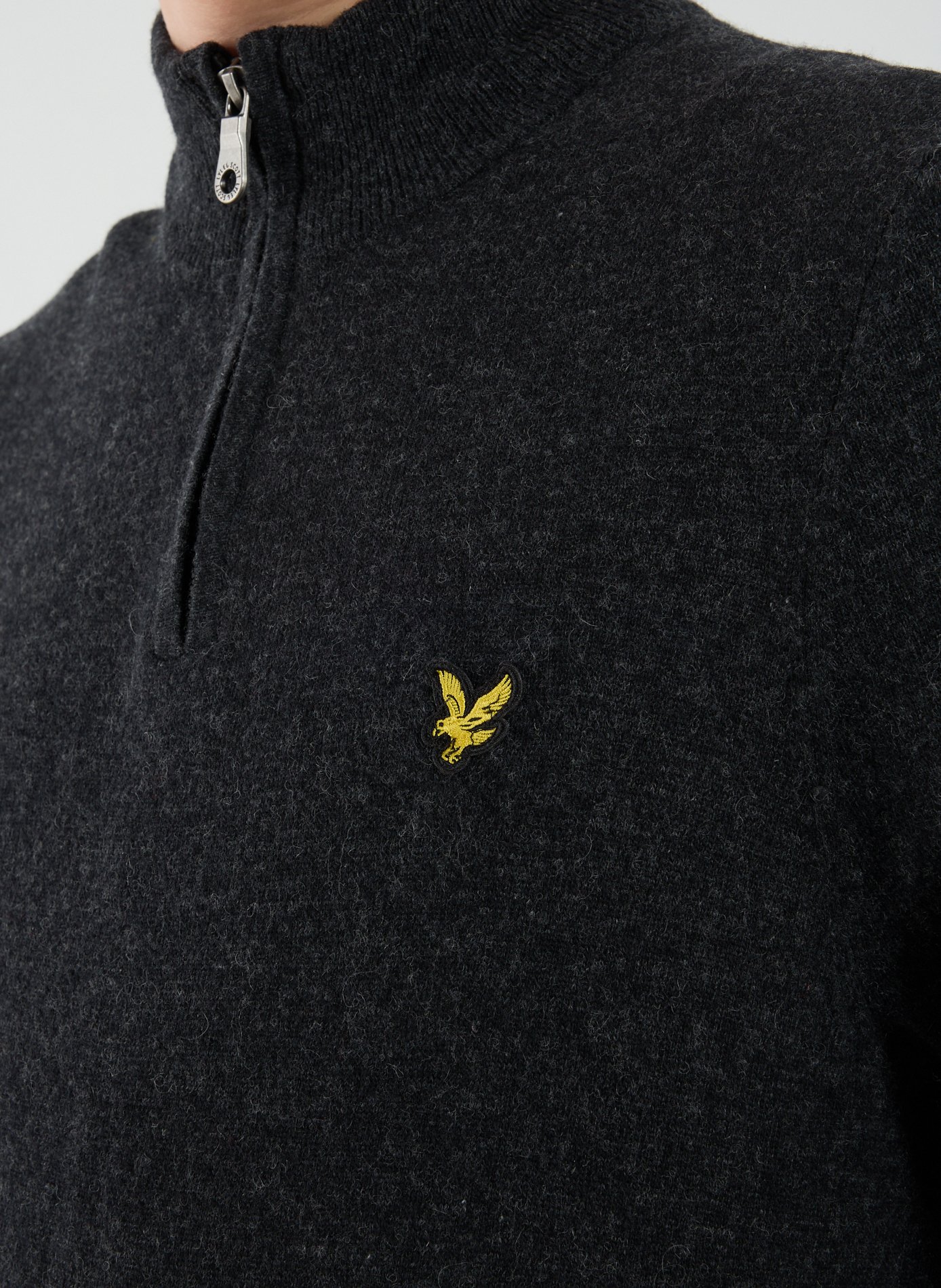Zip-Neck Jumper LYLE & SCOTT Black