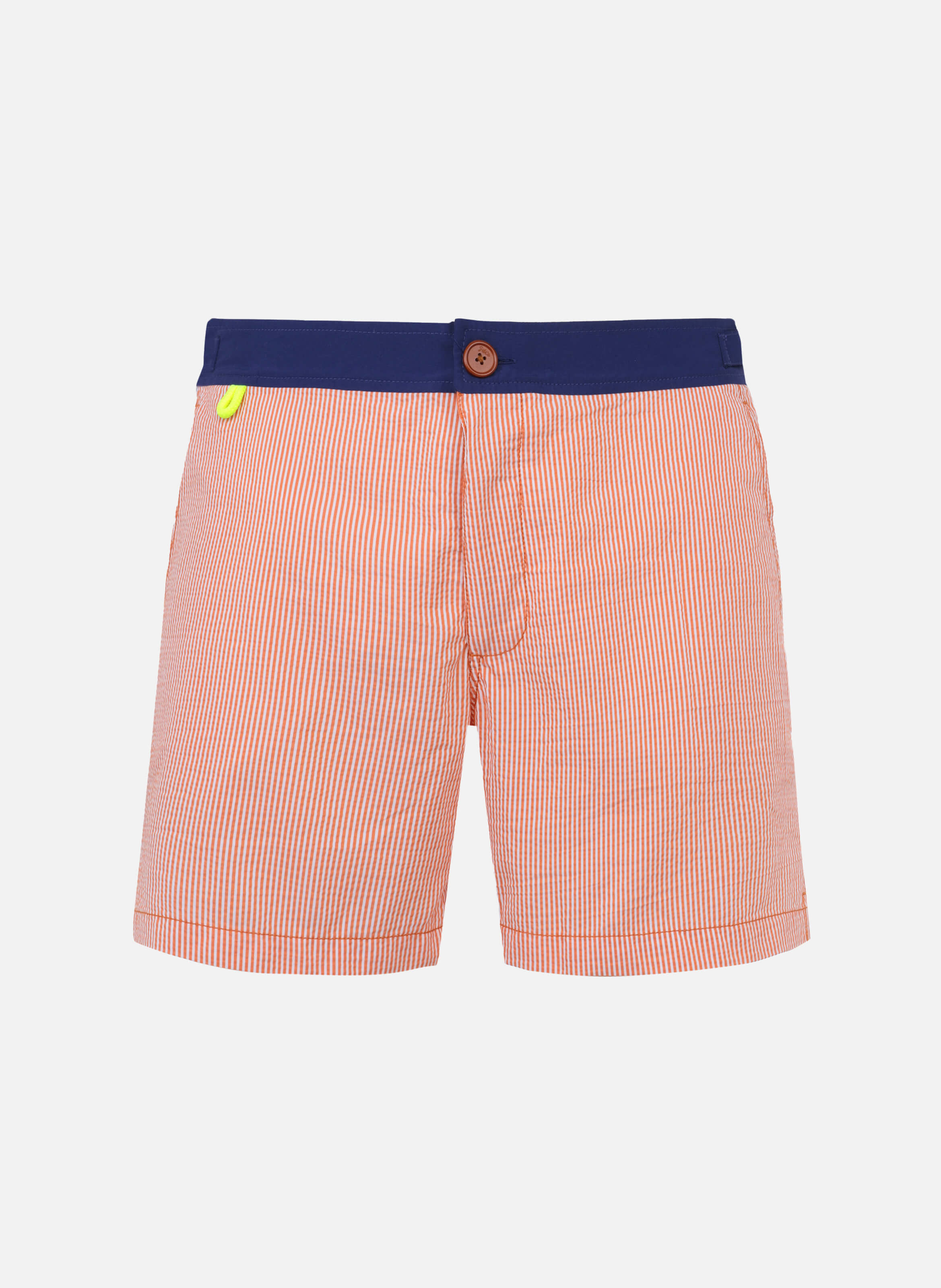 Short de bain   seersucker GILI'S Orange