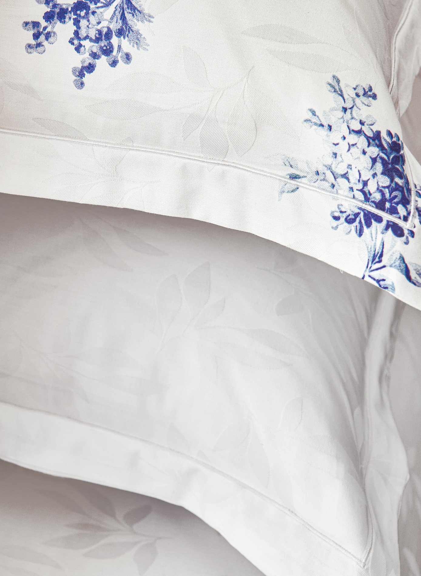 Taie d'oreiller cristal ANNE DE SOLENE Blanc