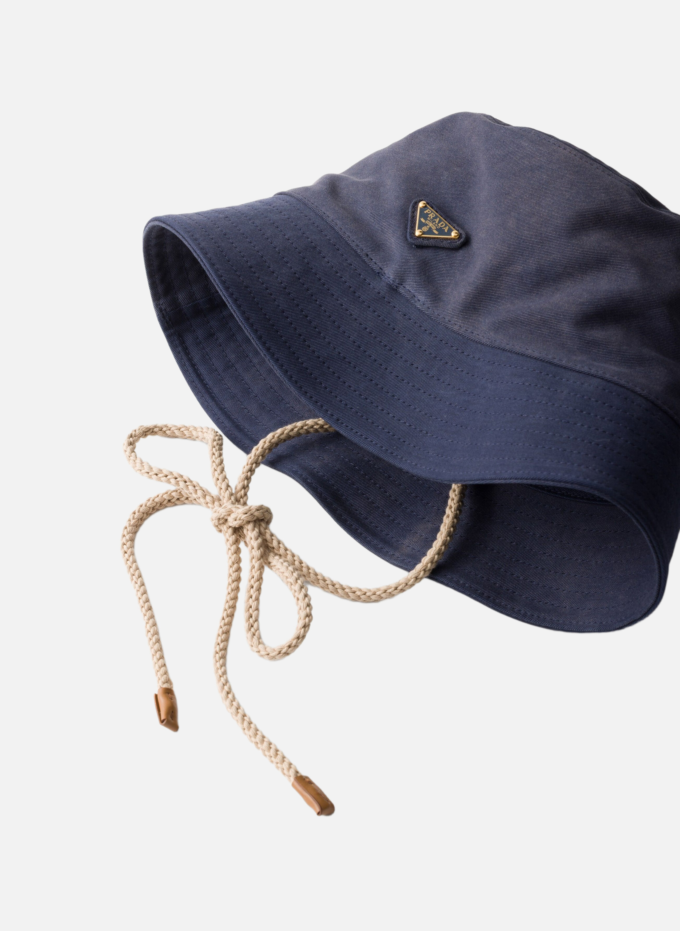 Bob en satin PRADA Bleu