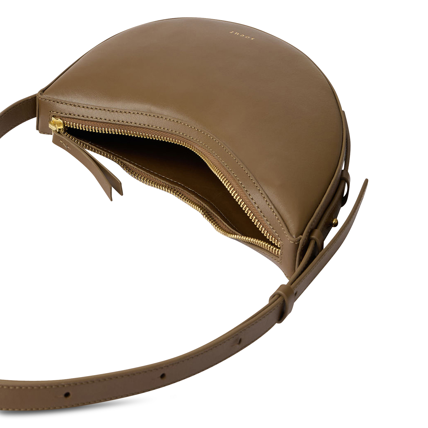 Mini sac à main en cuir wino mini SOEUR Marron