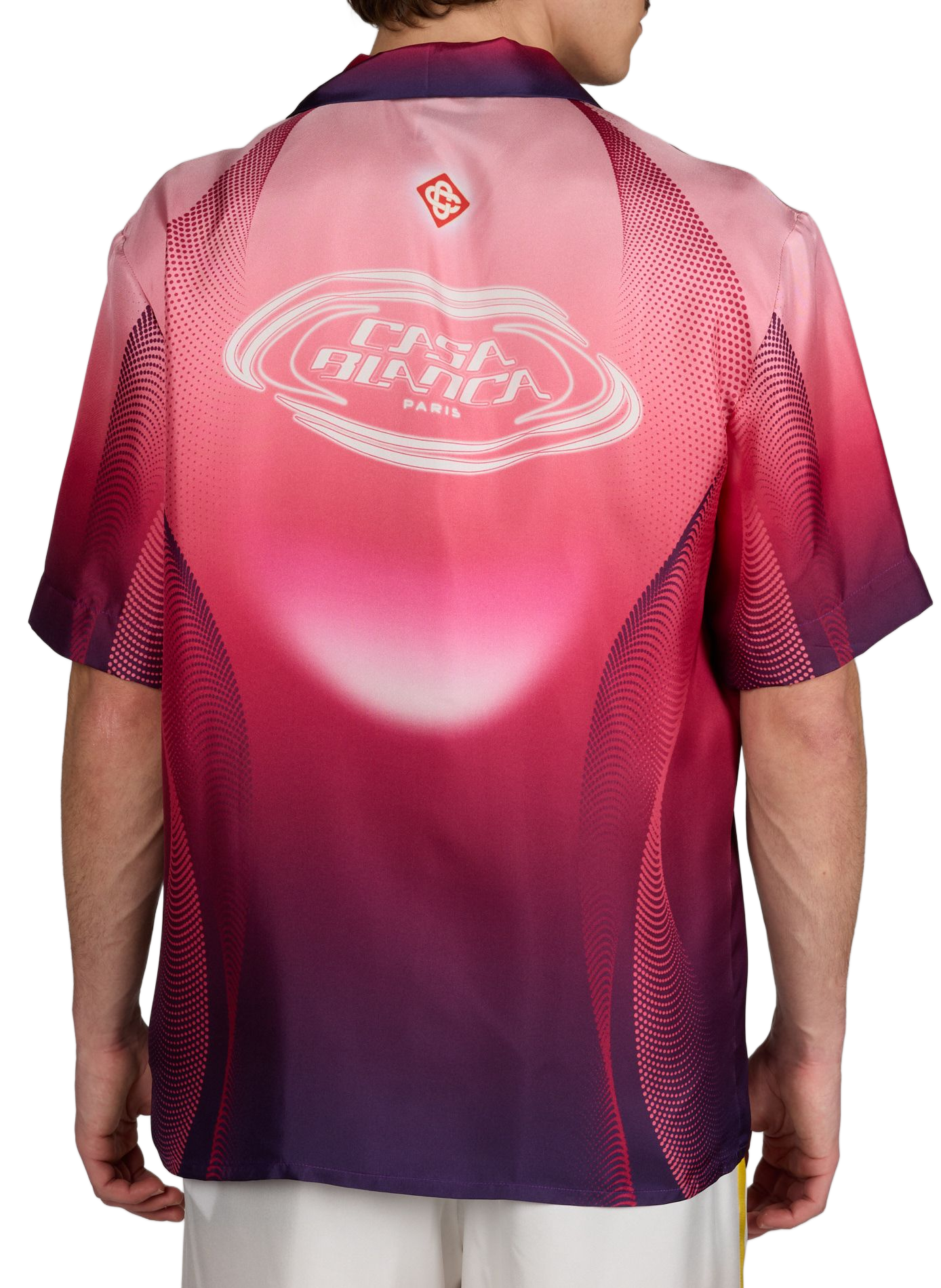 Chemise col cubain en soie CASABLANCA PARIS Multicolore