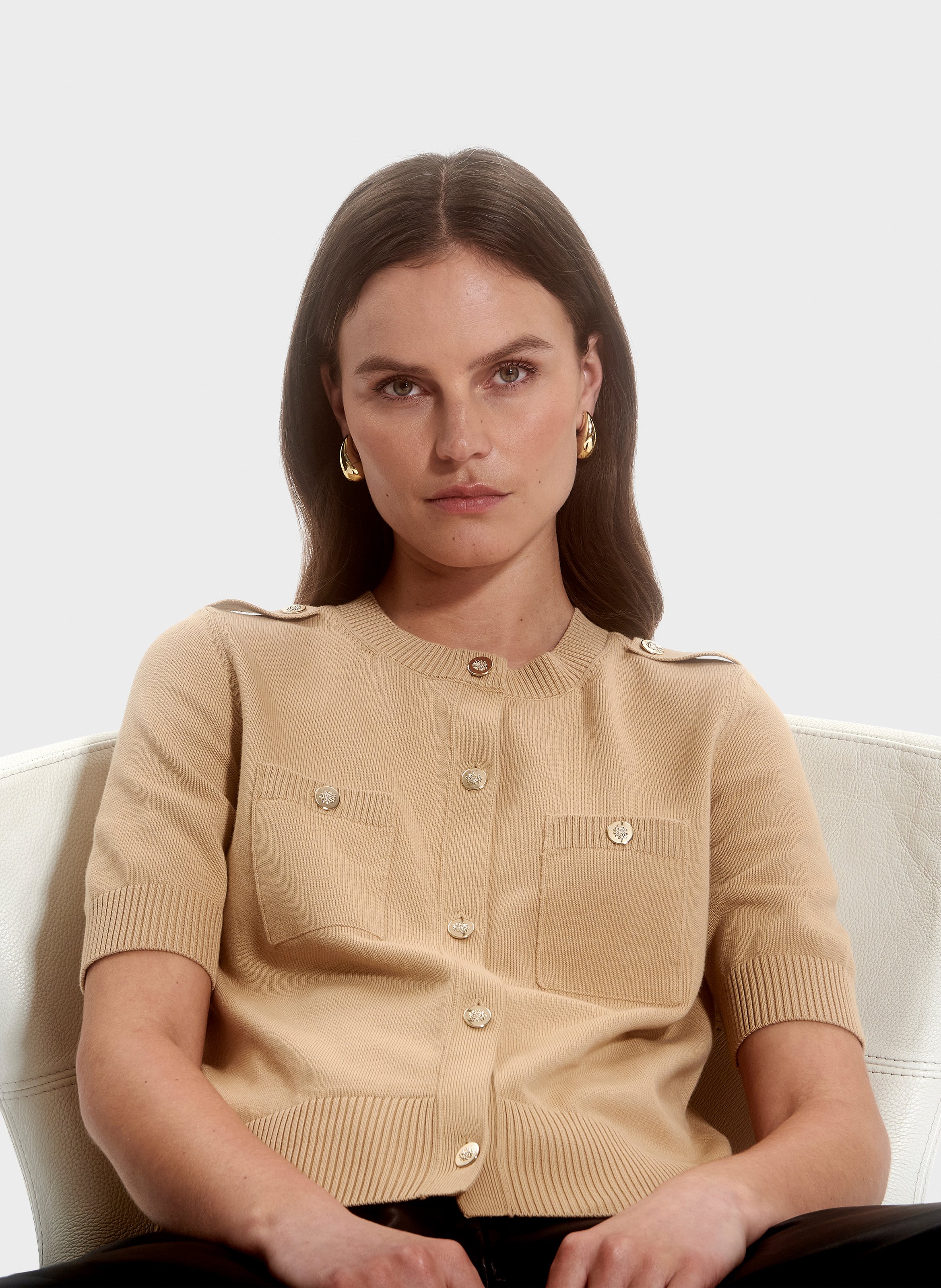 Gilet  geoffrey ZAPA Beige