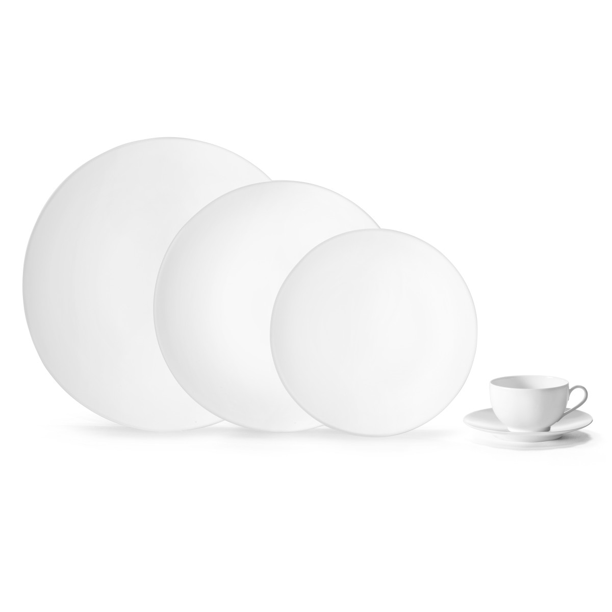 Coupe blanc - assiette à pain 15.5 cm (lot de 6) MEDARD DE NOBLAT Blanc
