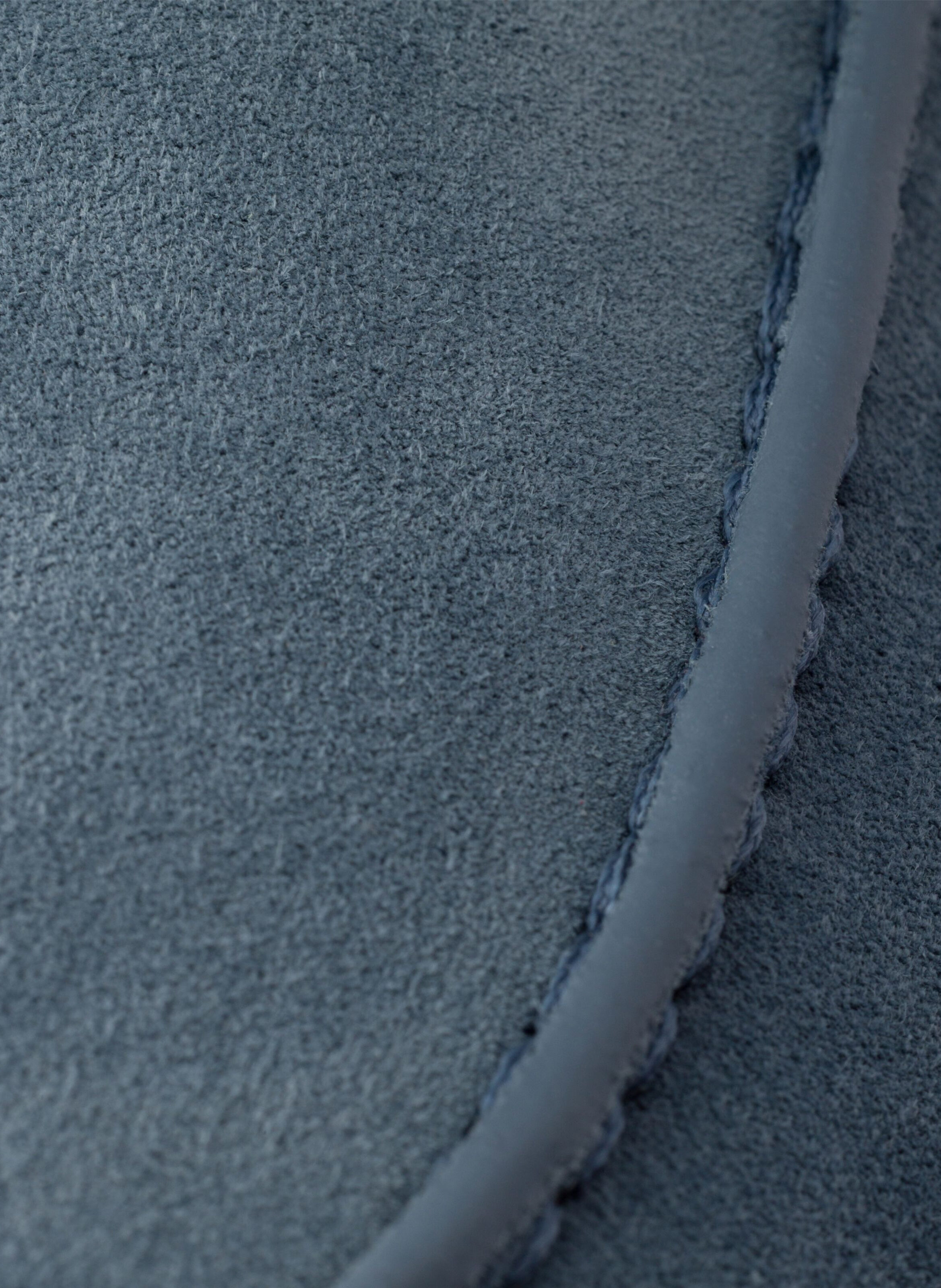 Mocassins en veau velours PRADA Bleu