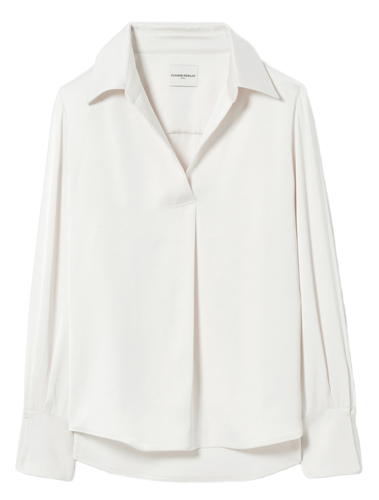 Blouse col classique CLAUDIE PIERLOT Blanc