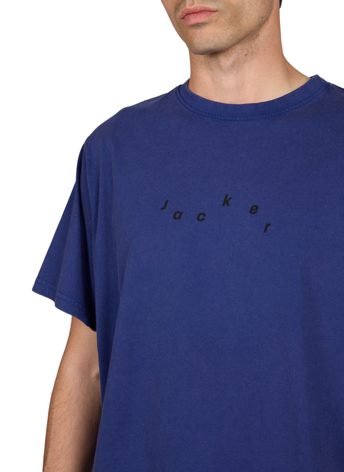 T-shirt à imprimé  JACKER. Bleu