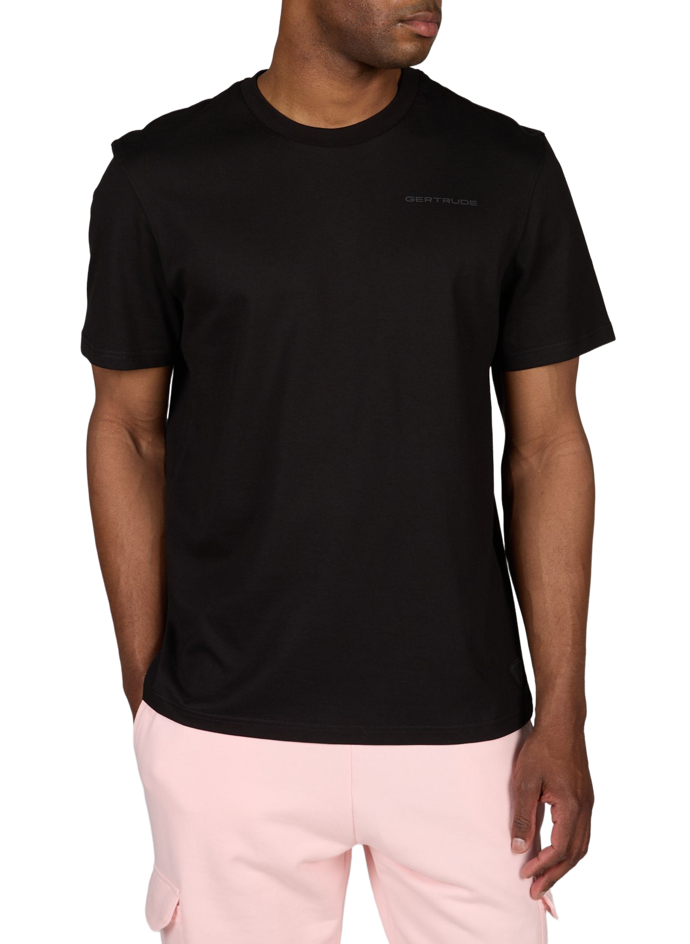 Printed cotton T-shirt GERTRUDE ET GASTON Black