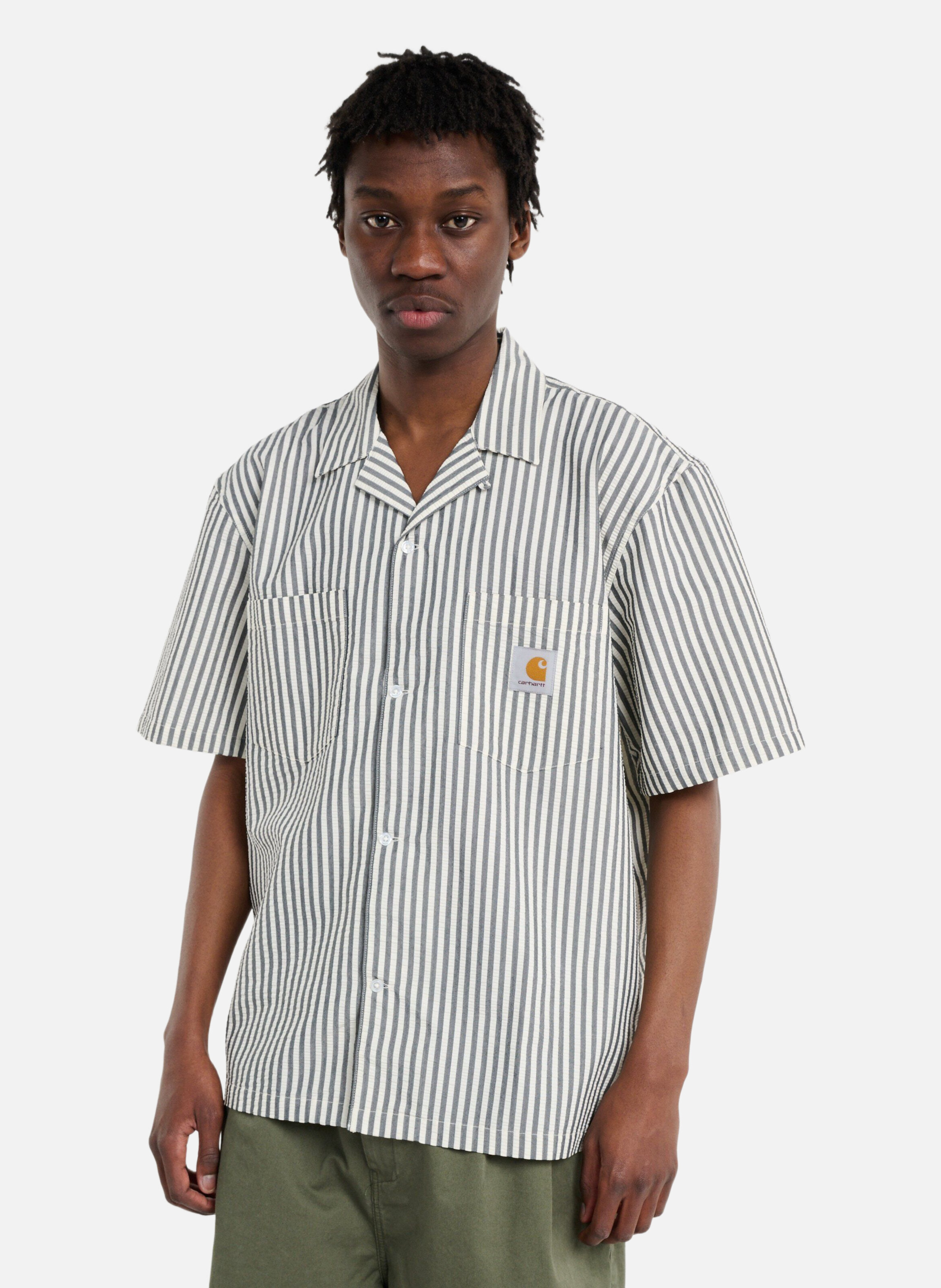 Chemise s/s leavel shirt CARHARTT WIP Gris