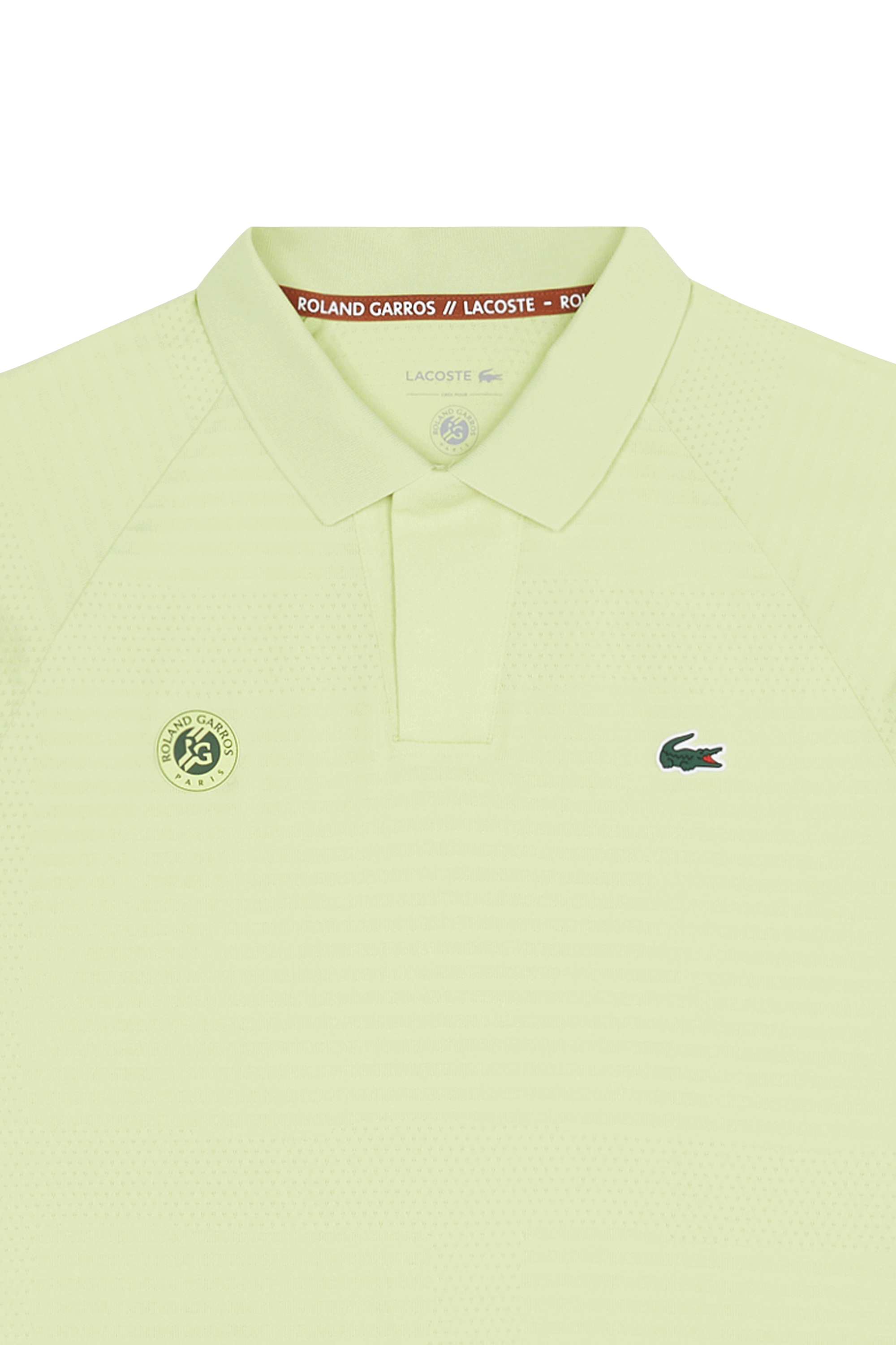 Polo roland garros performance LACOSTE Vert