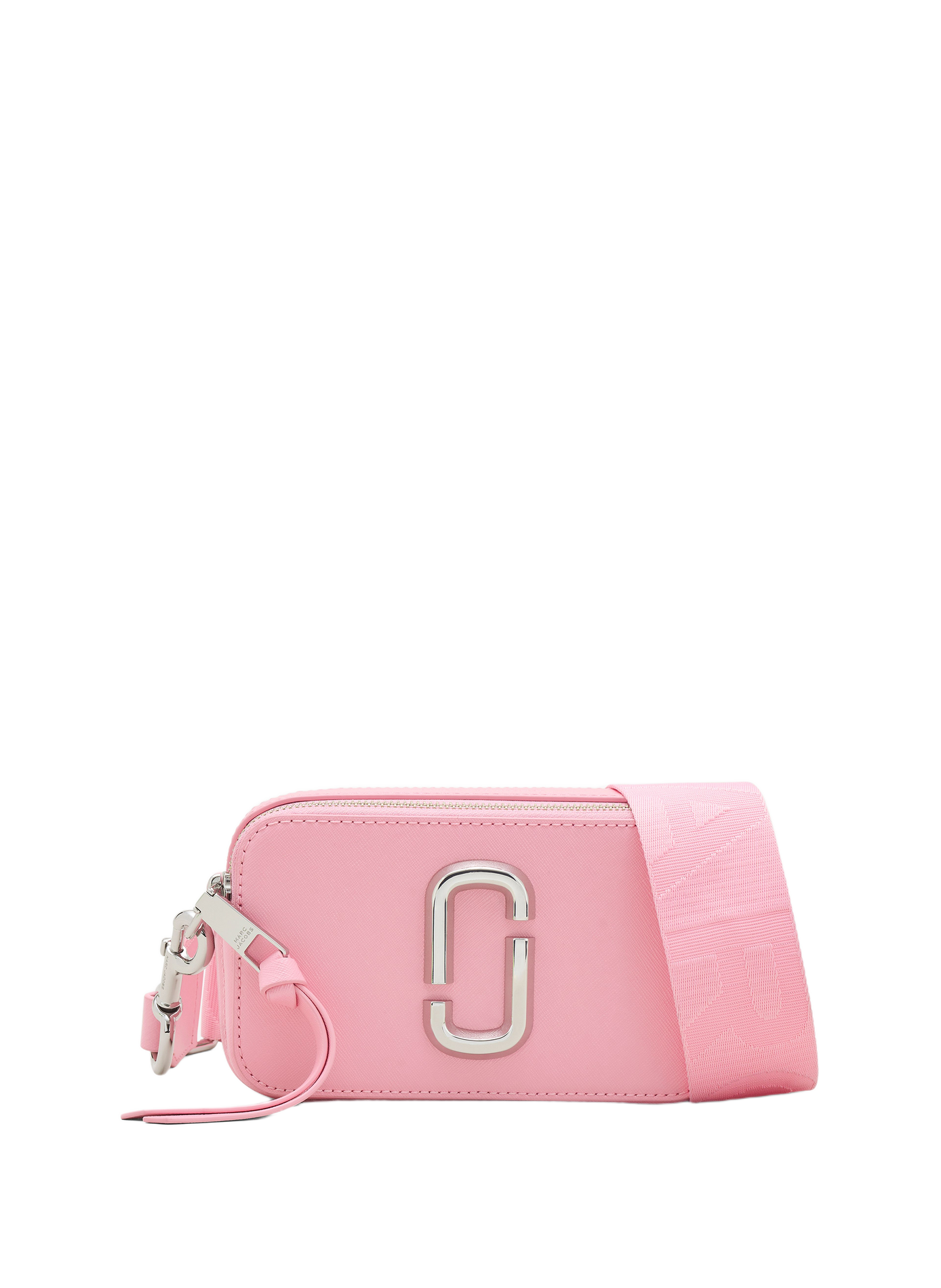 Schoudertas Snapshot in leer MARC JACOBS Roze