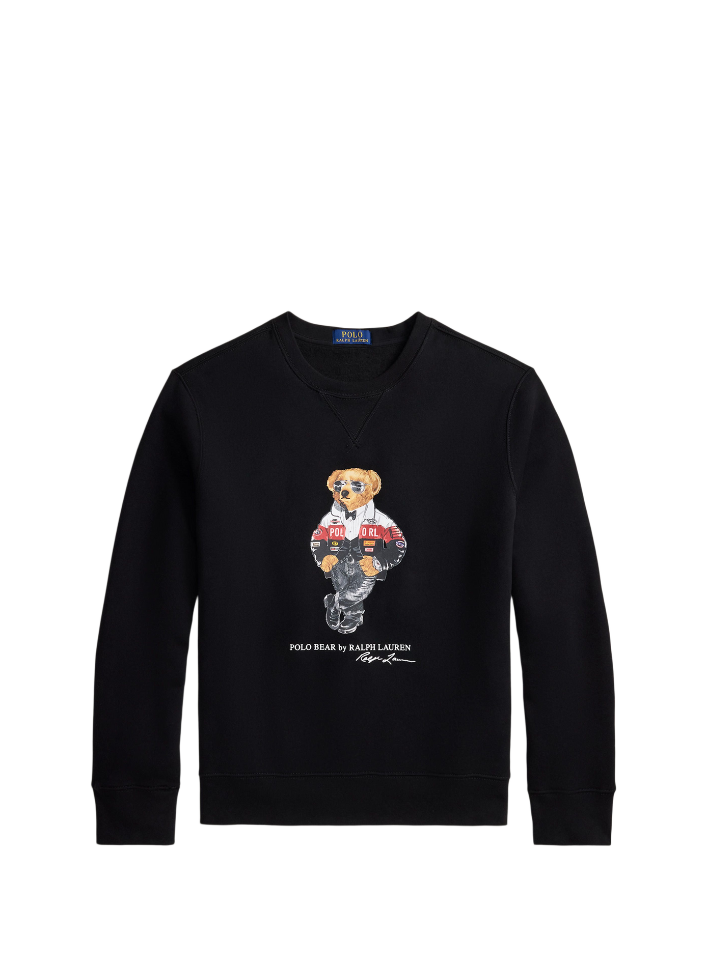 Ronde hals sweater van gemengd katoen POLO RALPH LAUREN Zwart