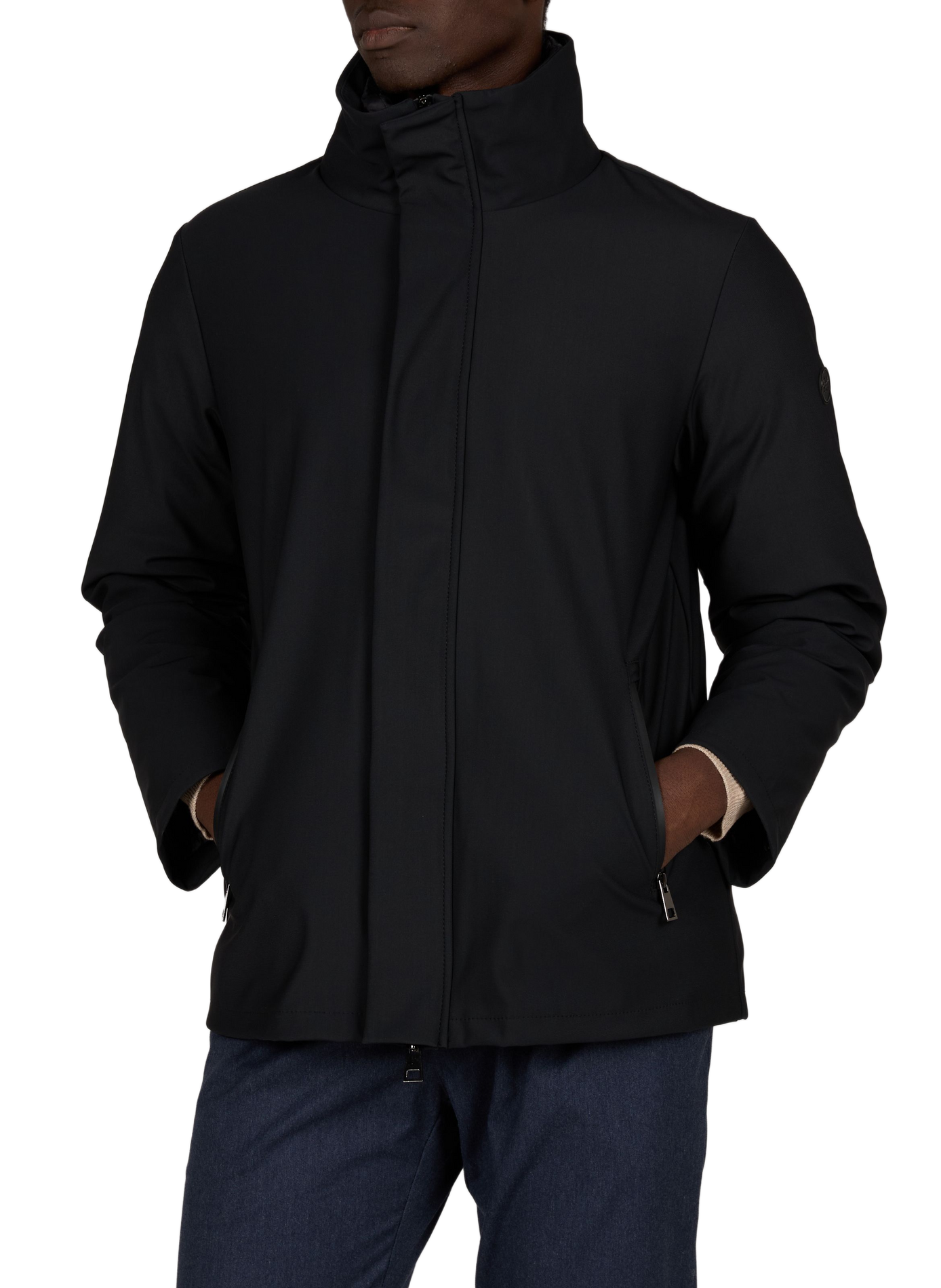 Mid-length parka Gaspard Cardell with hood 1789 CALA Black