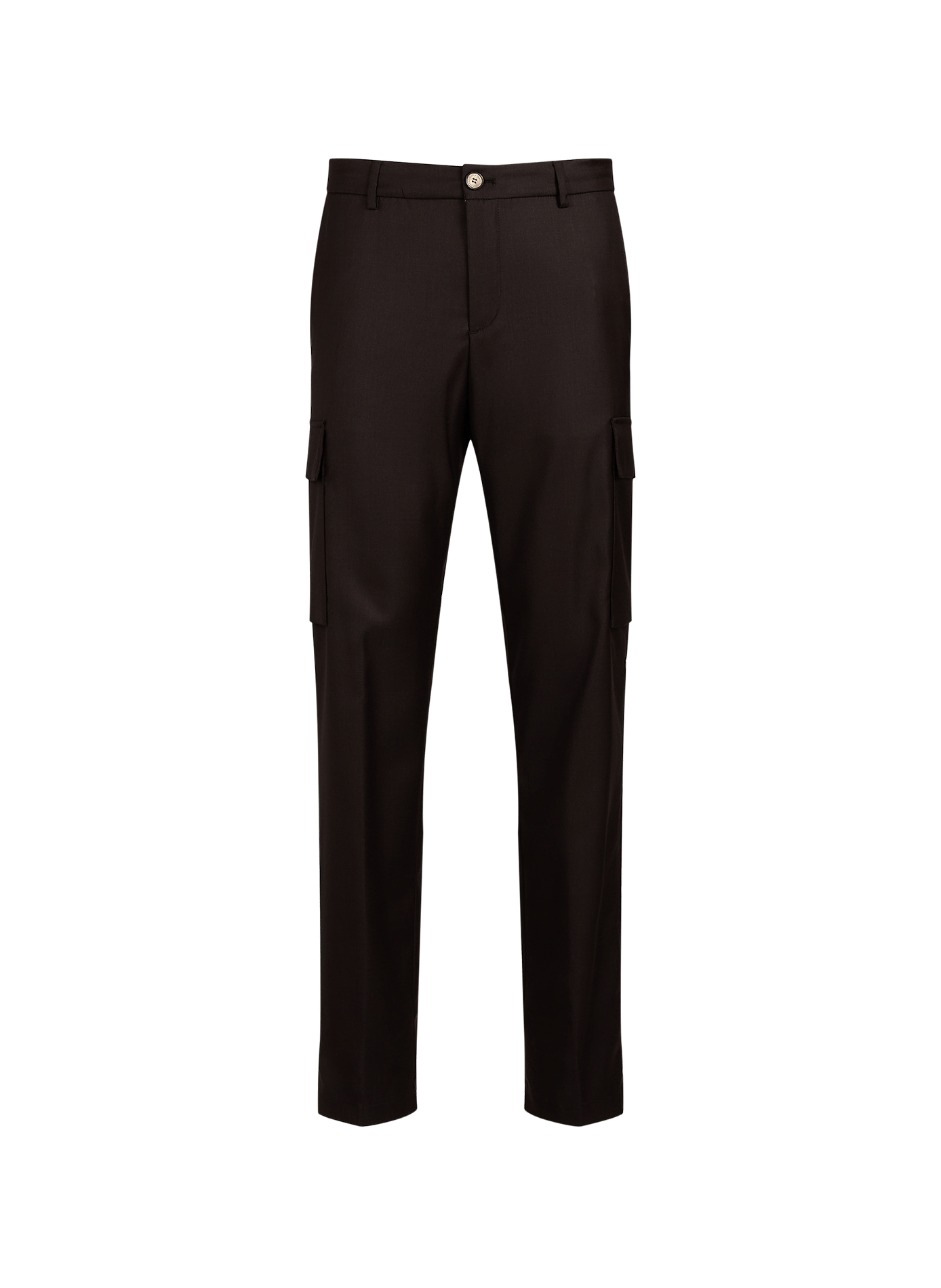 Rechte wollen broek PAUL & SHARK Bruin
