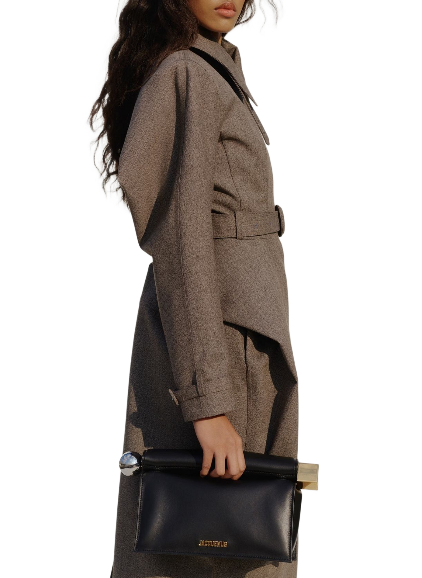 La cartera Cuadrada Redonda JACQUEMUS Negro