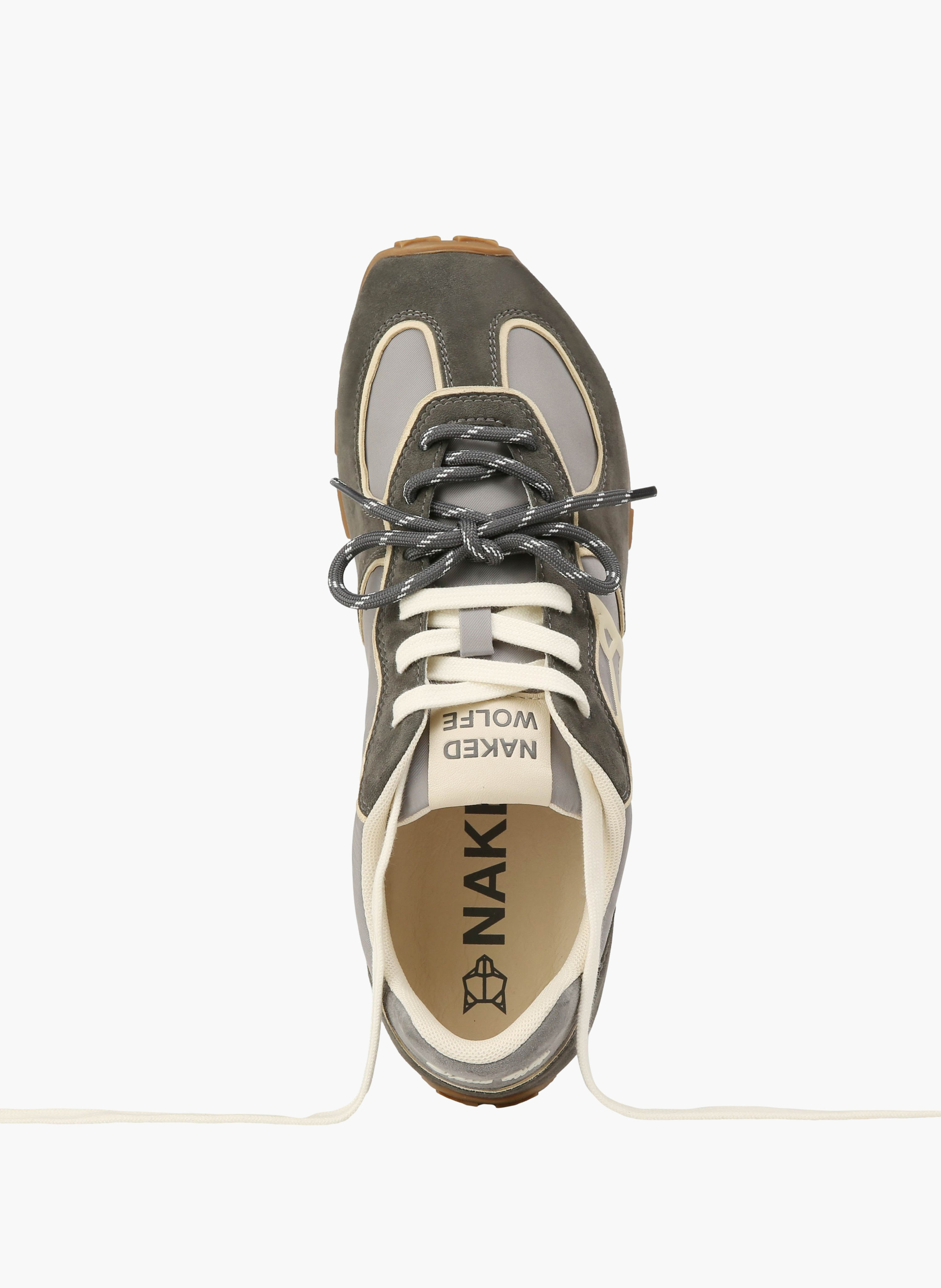 Baskets lightning en nylon NAKED WOLFE Gris
