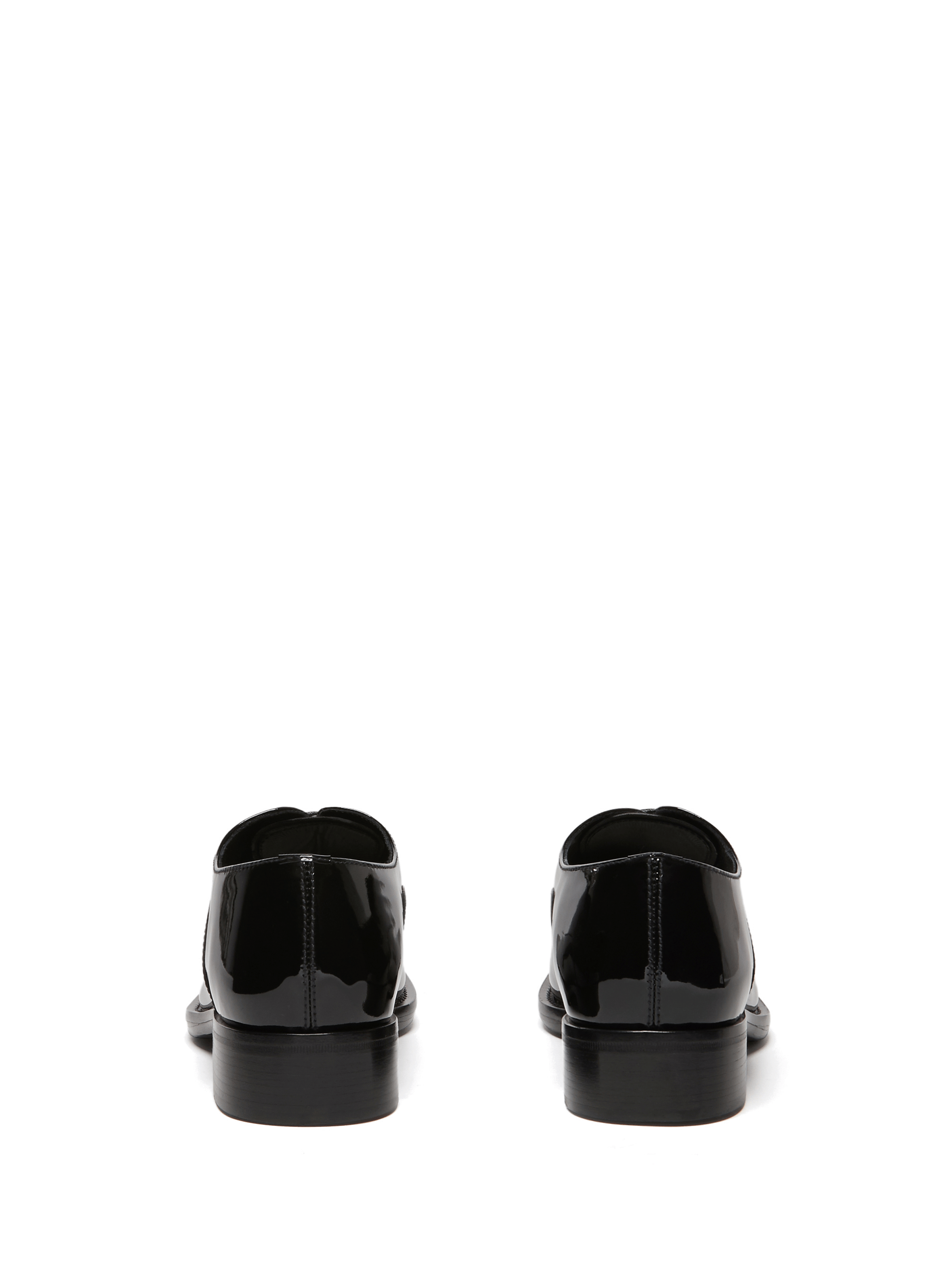 Derbies en cuir PRADA Noir