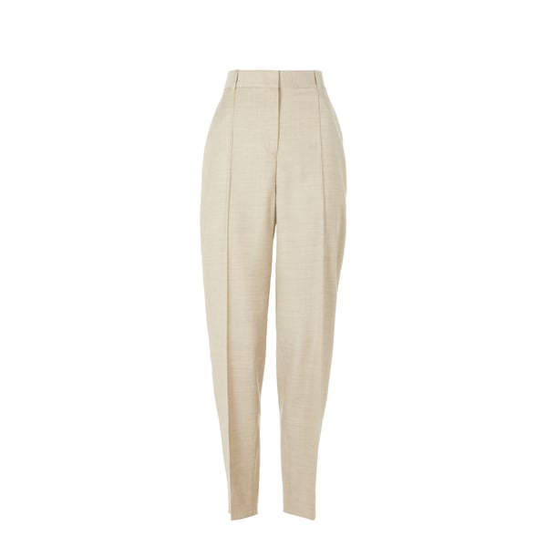 Pantalon de tailleur slim en laine