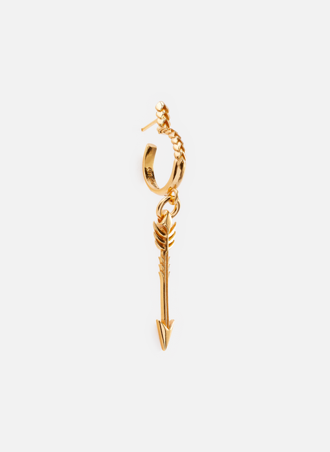 Arrow earring in gold-plated silver Golden EMANUELE BICOCCHI 