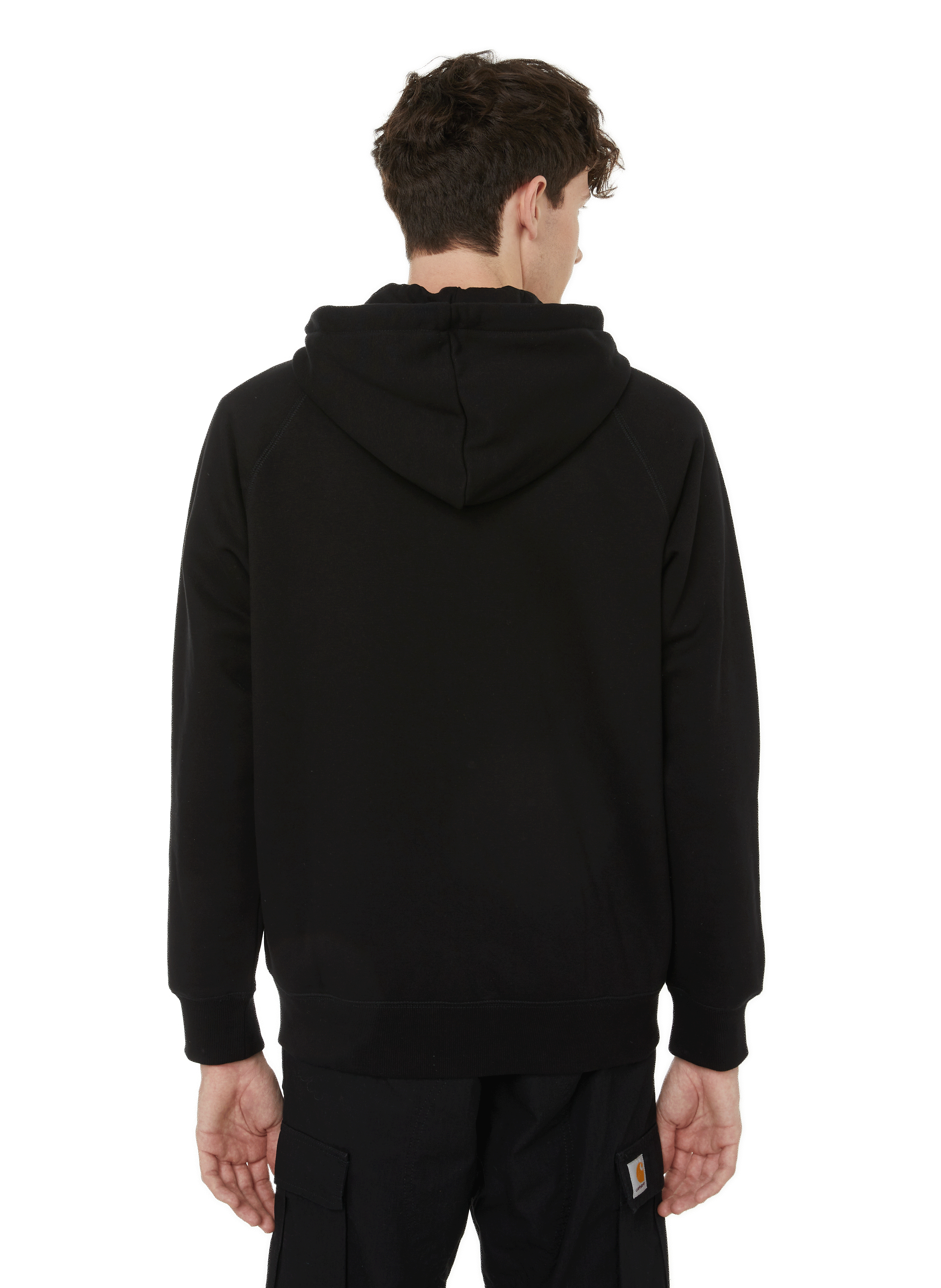 Hoodie zippé en coton CARHARTT WIP Noir