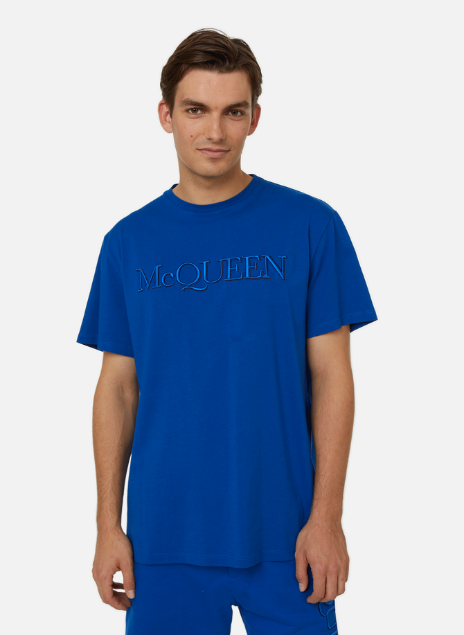 T-shirt logo en coton ALEXANDER MCQUEEN