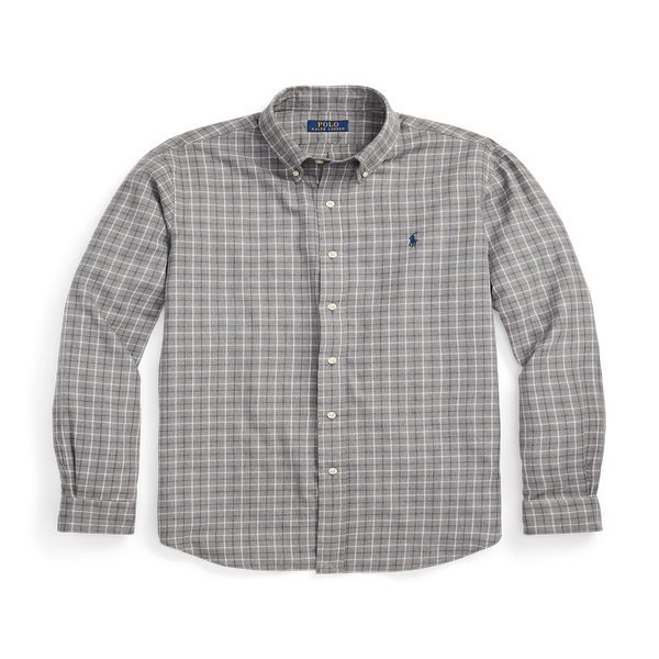 Polo Ralph Lauren Checked Shirt In Grey