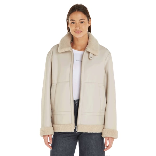 Veste en cuir d'agneau