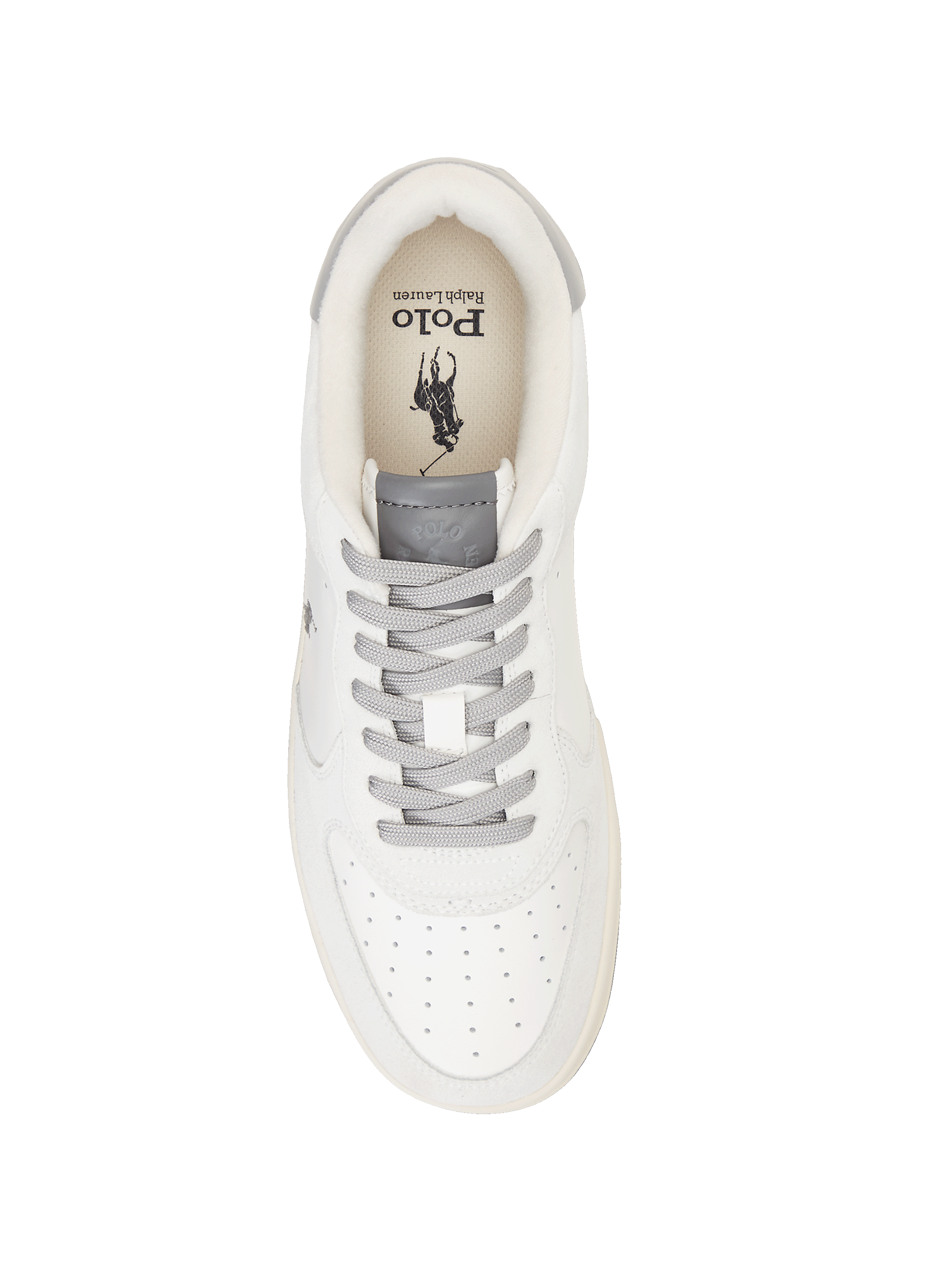Leather sneakers POLO RALPH LAUREN Grey