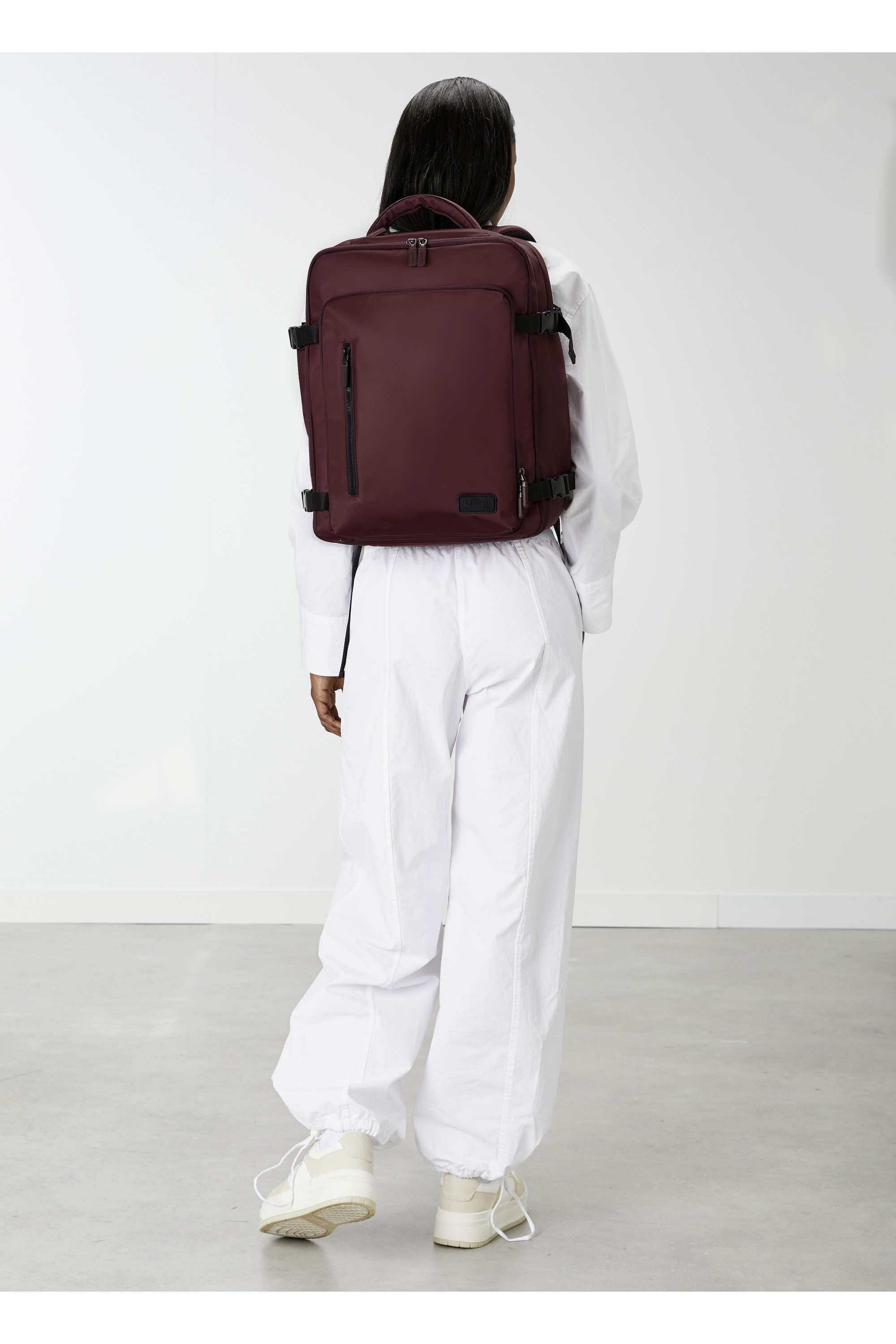 City plume sac à dos le voyageur LIPAULT PARIS Rouge