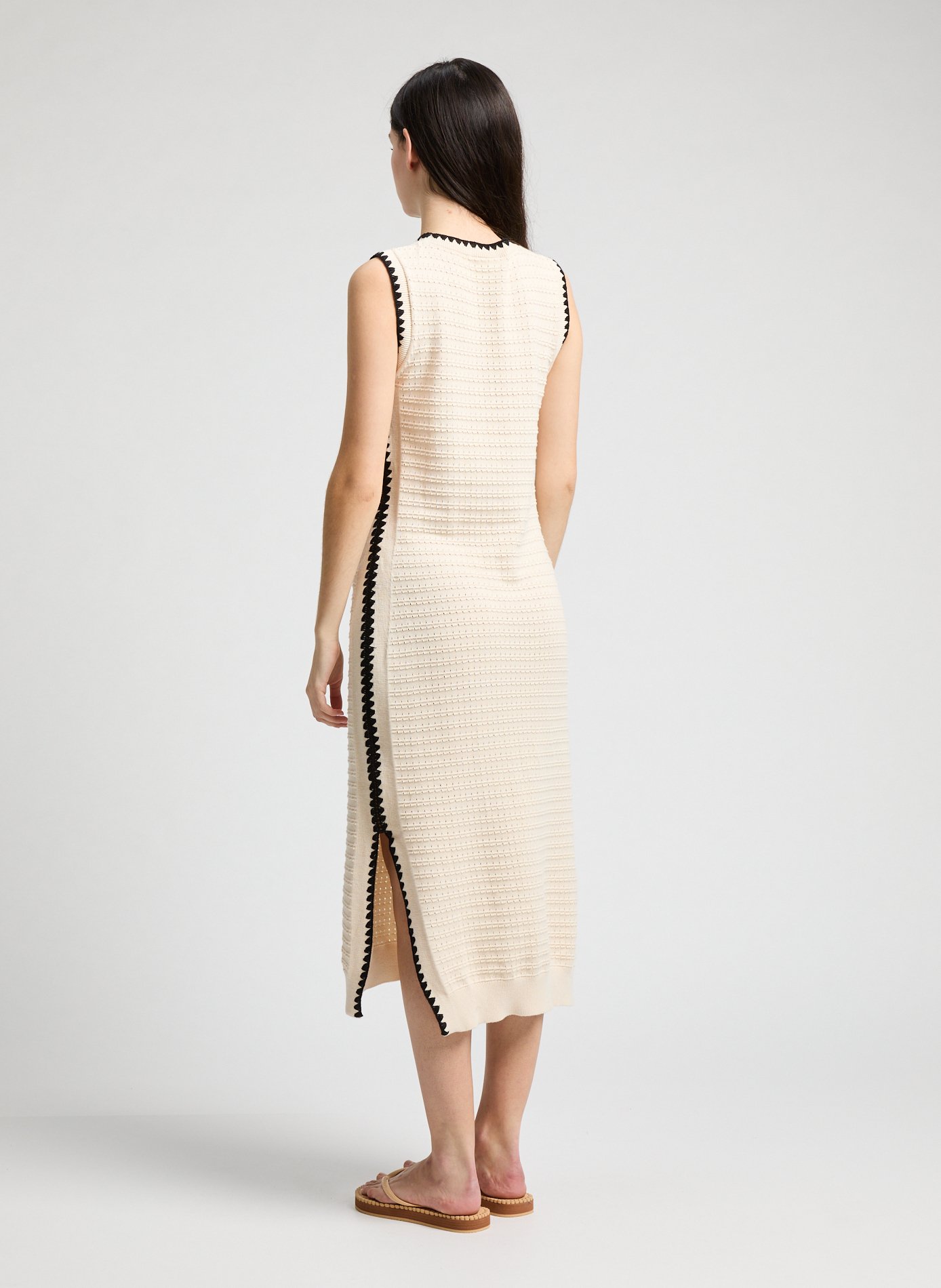 Dwight Tank Sleeveless Dress VARLEY Beige