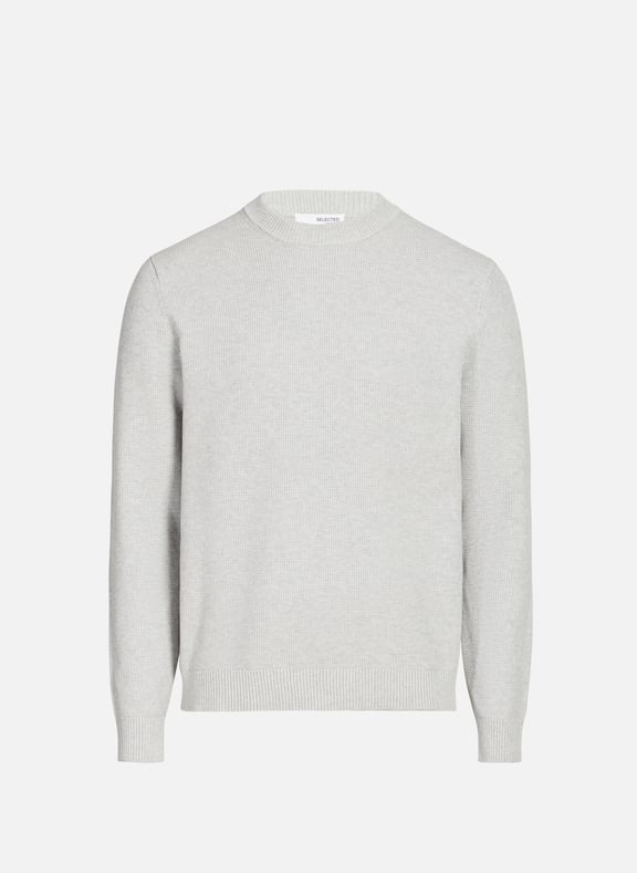 Cotton jumper Beige by SELECTED SELECTED Cotton jumper Beige