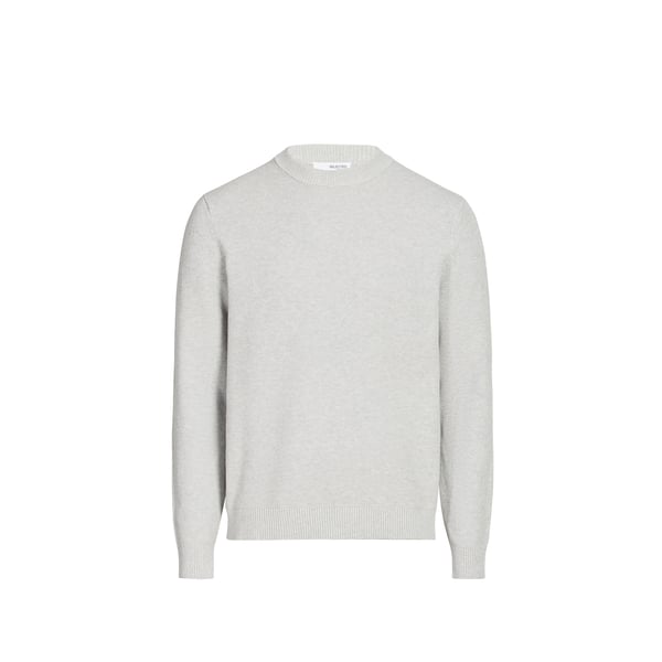 Selected Pull En Coton In Gray