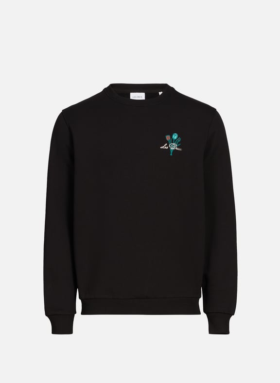 Cotton sweatshirt Black by LES DEUX LES DEUX Cotton sweatshirt Black