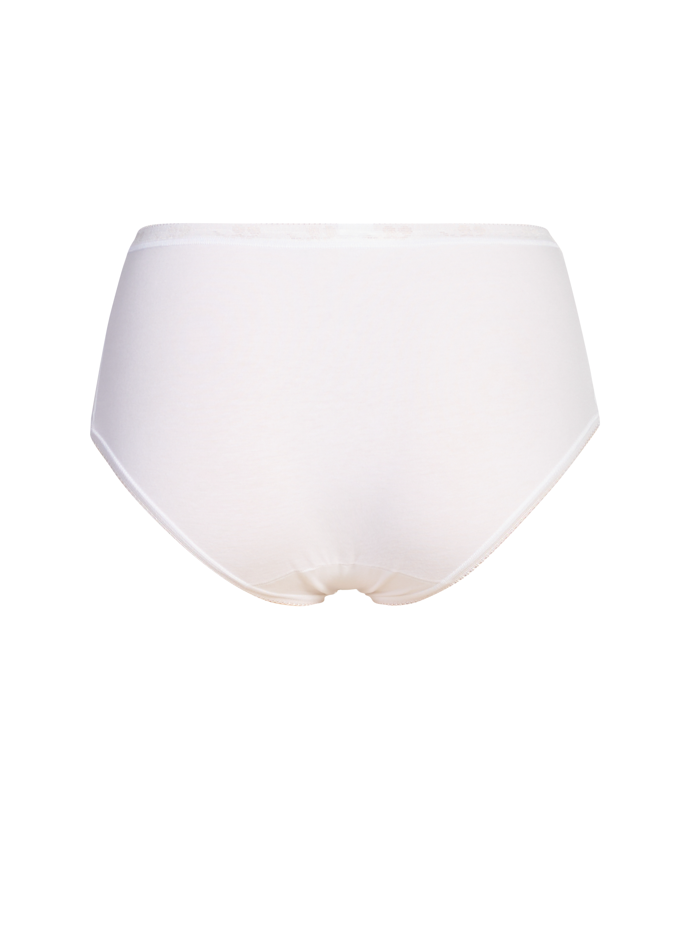 Lot de 4 culottes en coton BASIC+ 3+1 SLOGGI Blanc