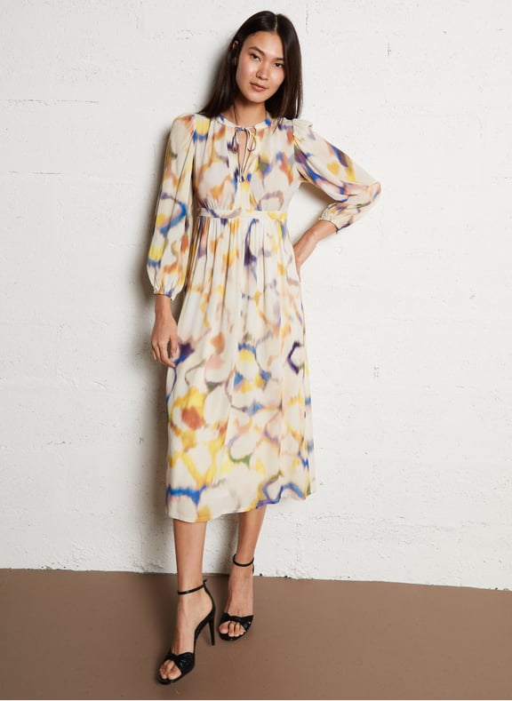 Robe midi imprimée floria Multicolore by BA&SH BA&SH Robe midi imprimée floria Multicolore