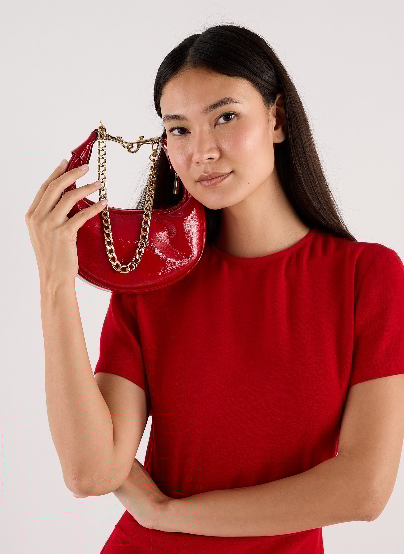 Sac à main Fritz en cuir SAISON 1865 Rouge