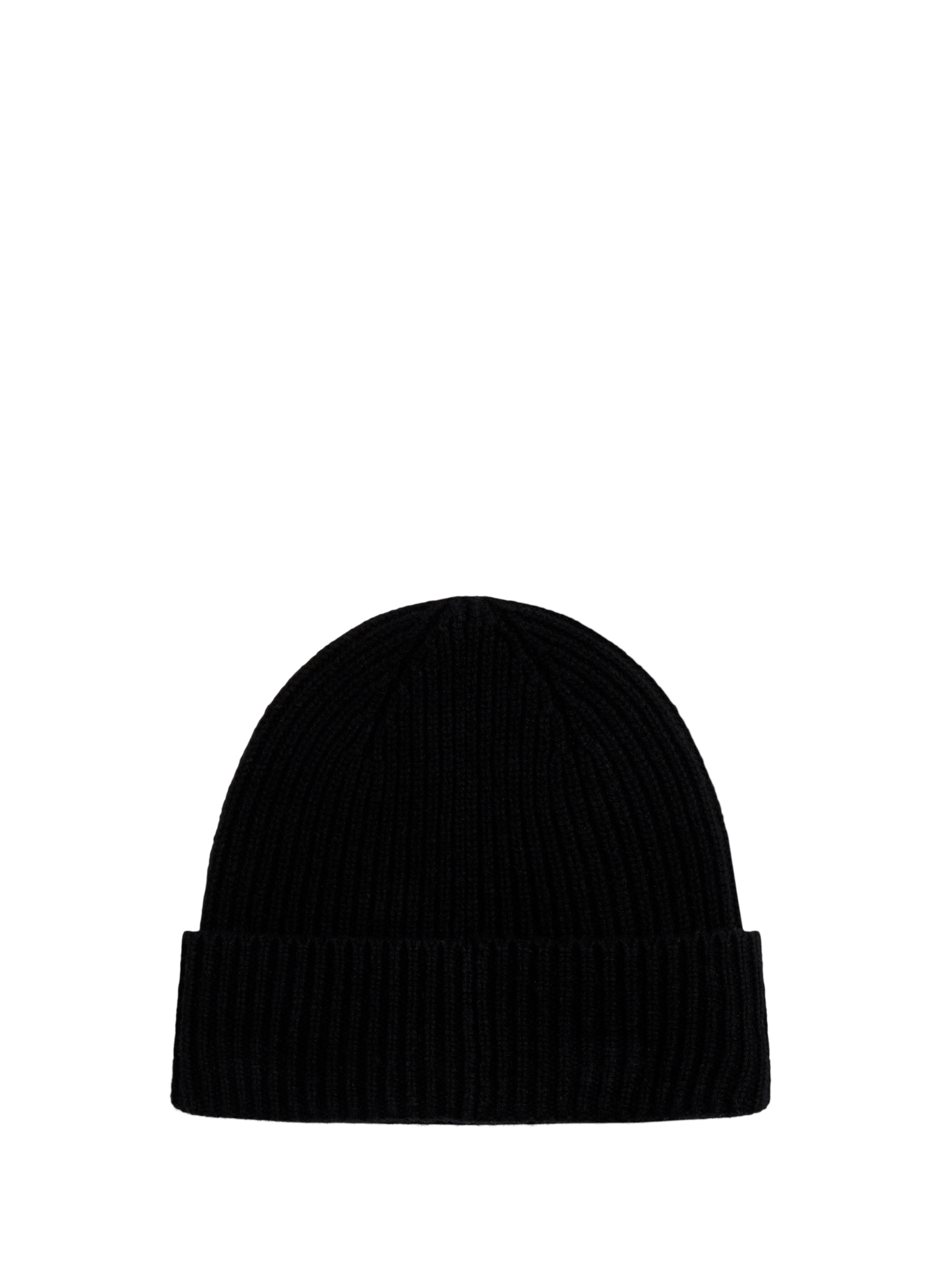 Bonnet Hilfiger Flag en cachemire TOMMY HILFIGER Noir