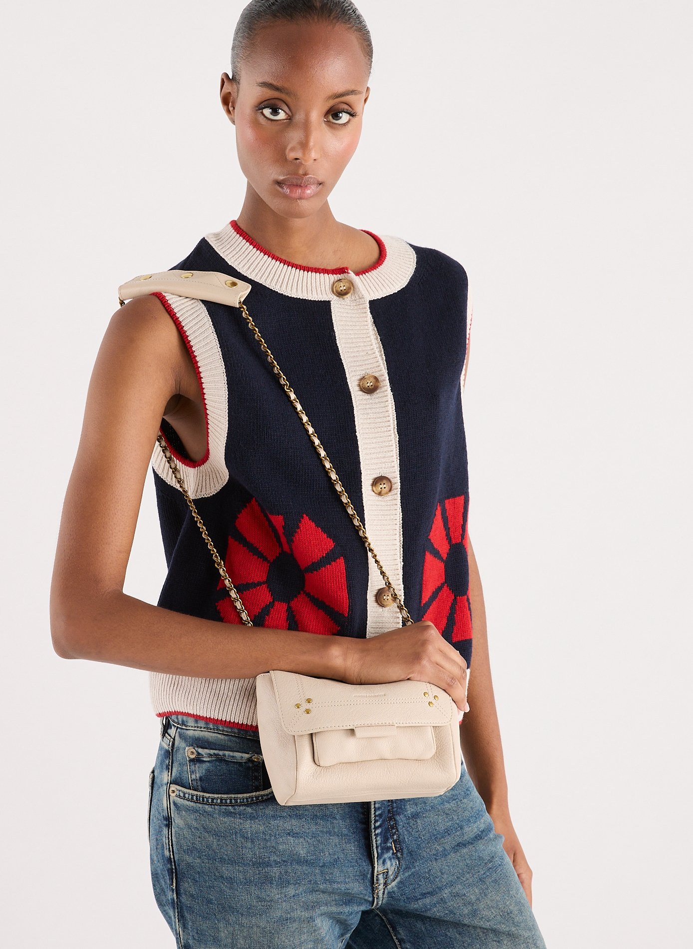 Hands Off umbrella JÉRÔME DREYFUSS Beige