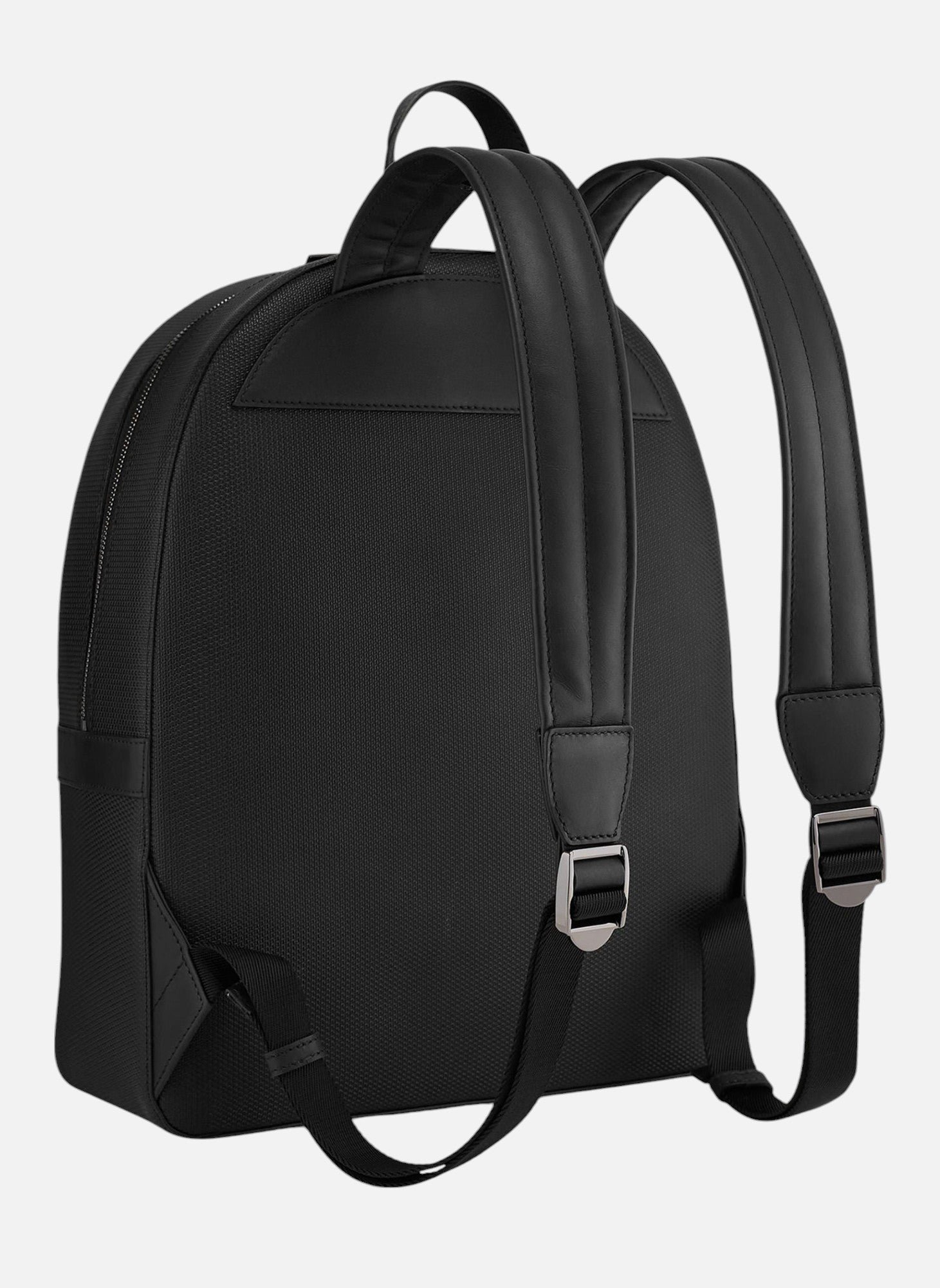 Sac à dos emile en cuir signature t LE TANNEUR Noir