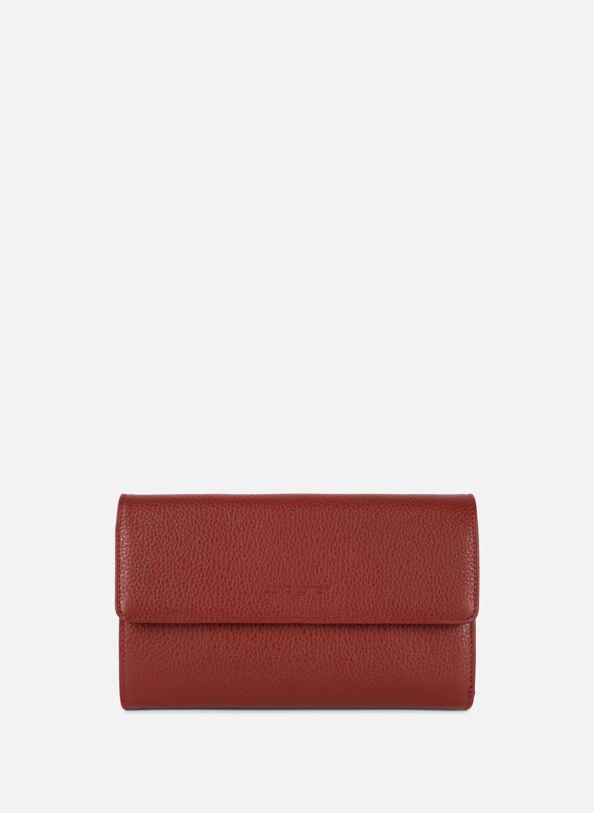 LANCASTER Back to back organizer wallet - Foulonné PM Red