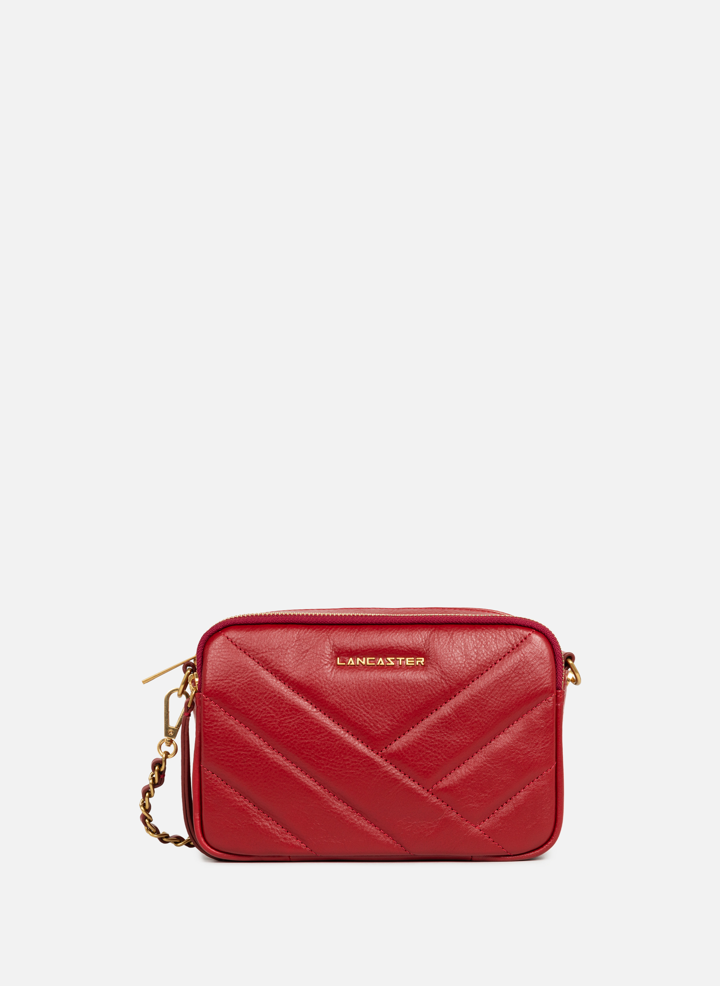 LANCASTER Crossbody bag - Soft Matelassé Red
