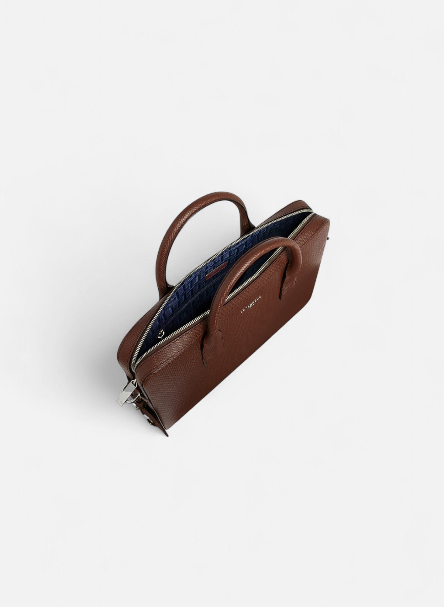 Porte document slim 14" emile en cuir signarture t LE TANNEUR Marron