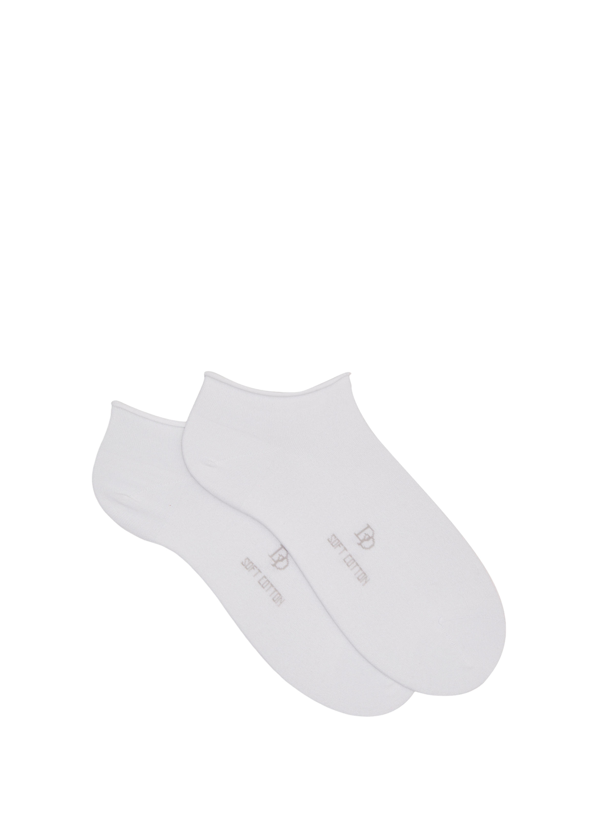 DORÉ DORÉ Low-cut cotton blend socks White