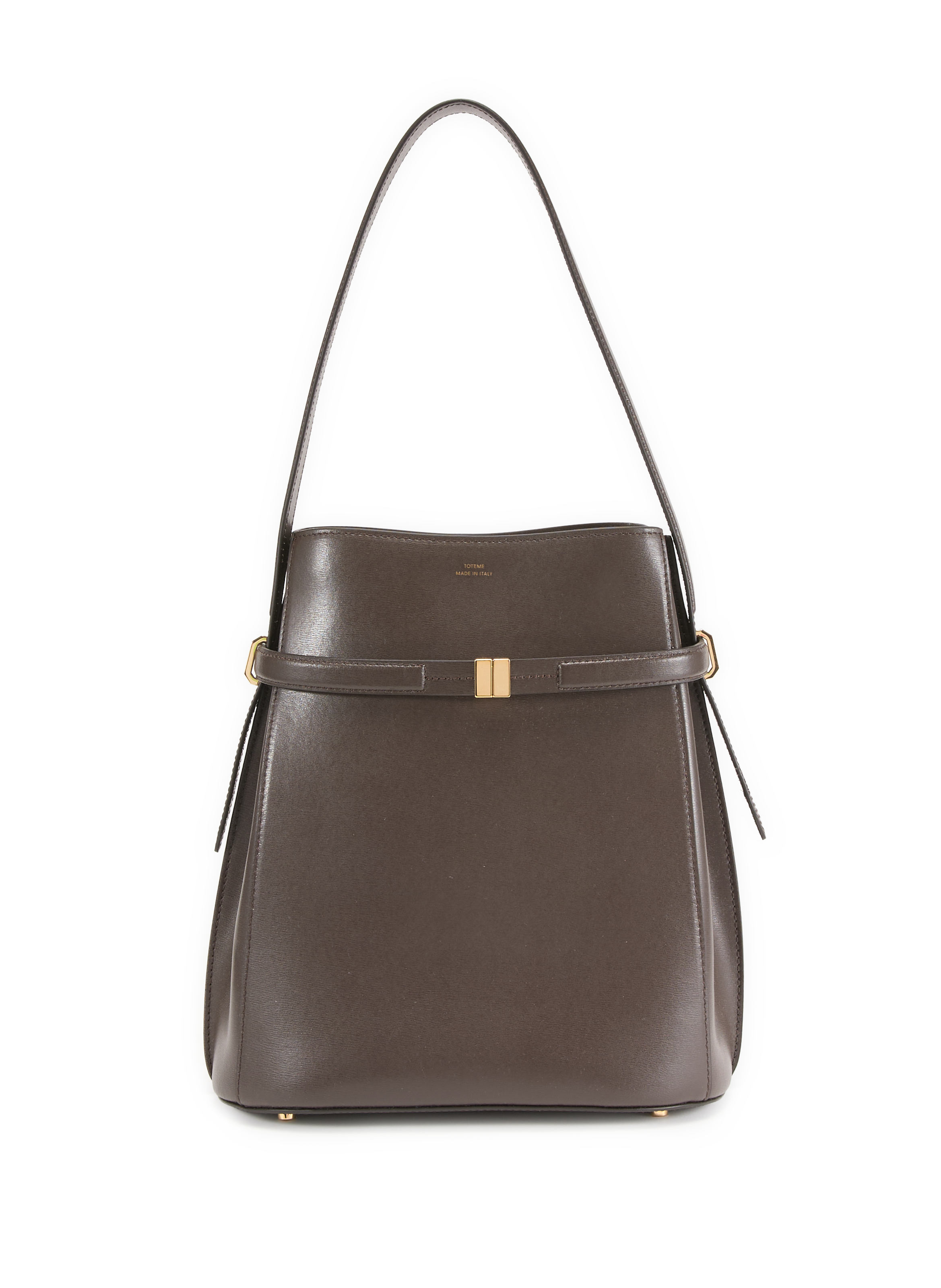 TOTEME Sac à main en cuir de vache Marron