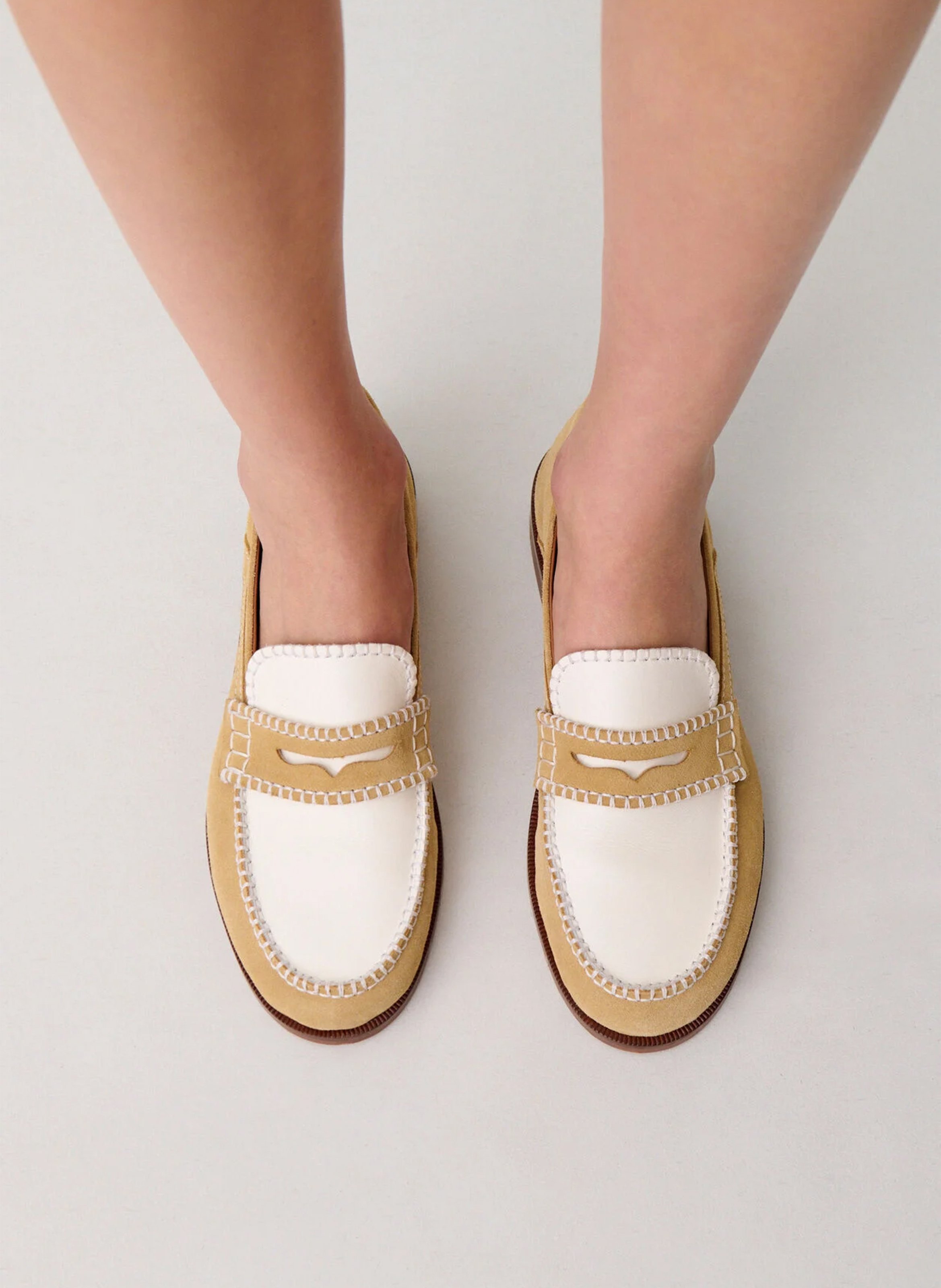 Mocassins en cuir velours CLAUDIE PIERLOT Multicolore